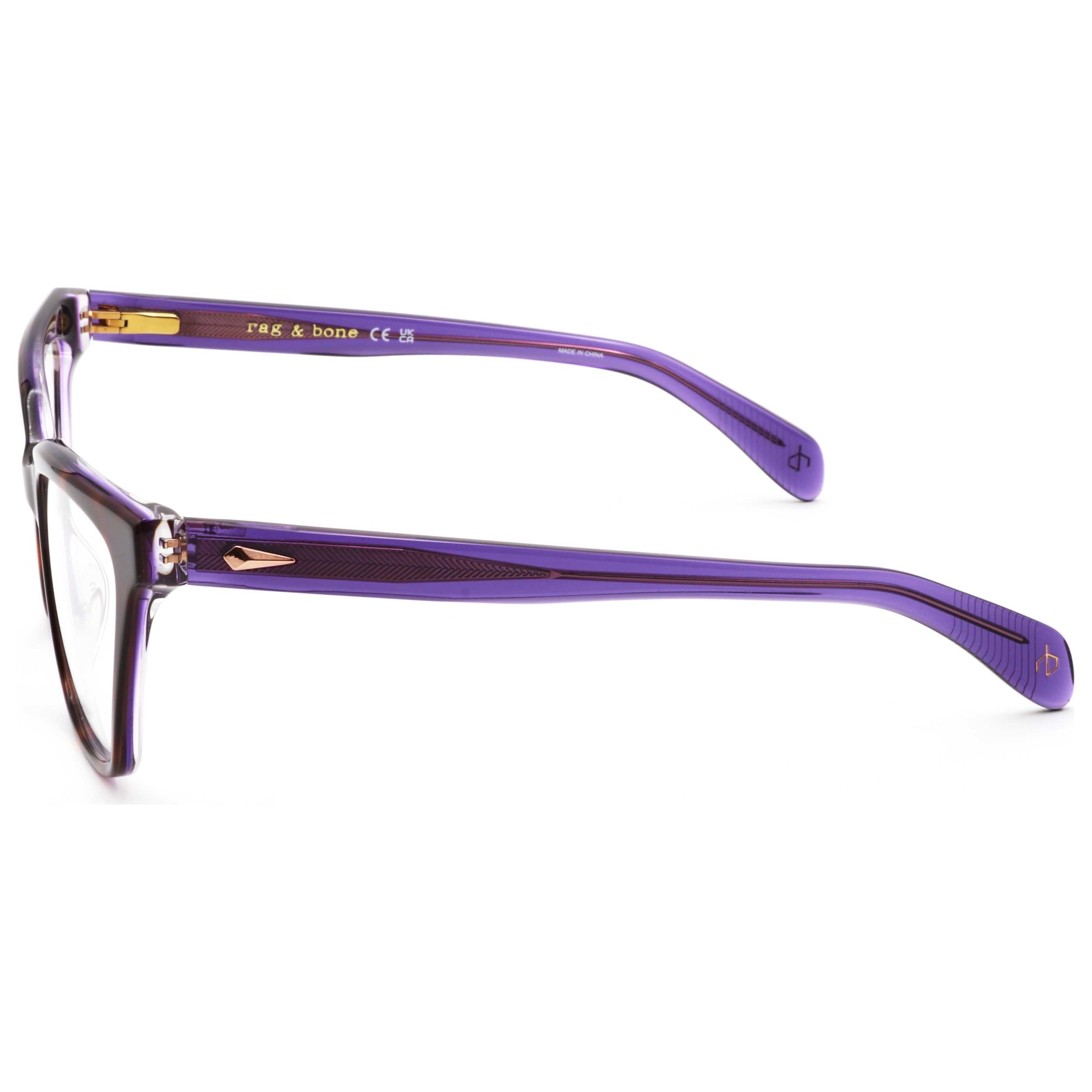 משקפי ראייה Rag & Bone דגם Rnb3057 לנשים 53 מ״מ בצבע Violet