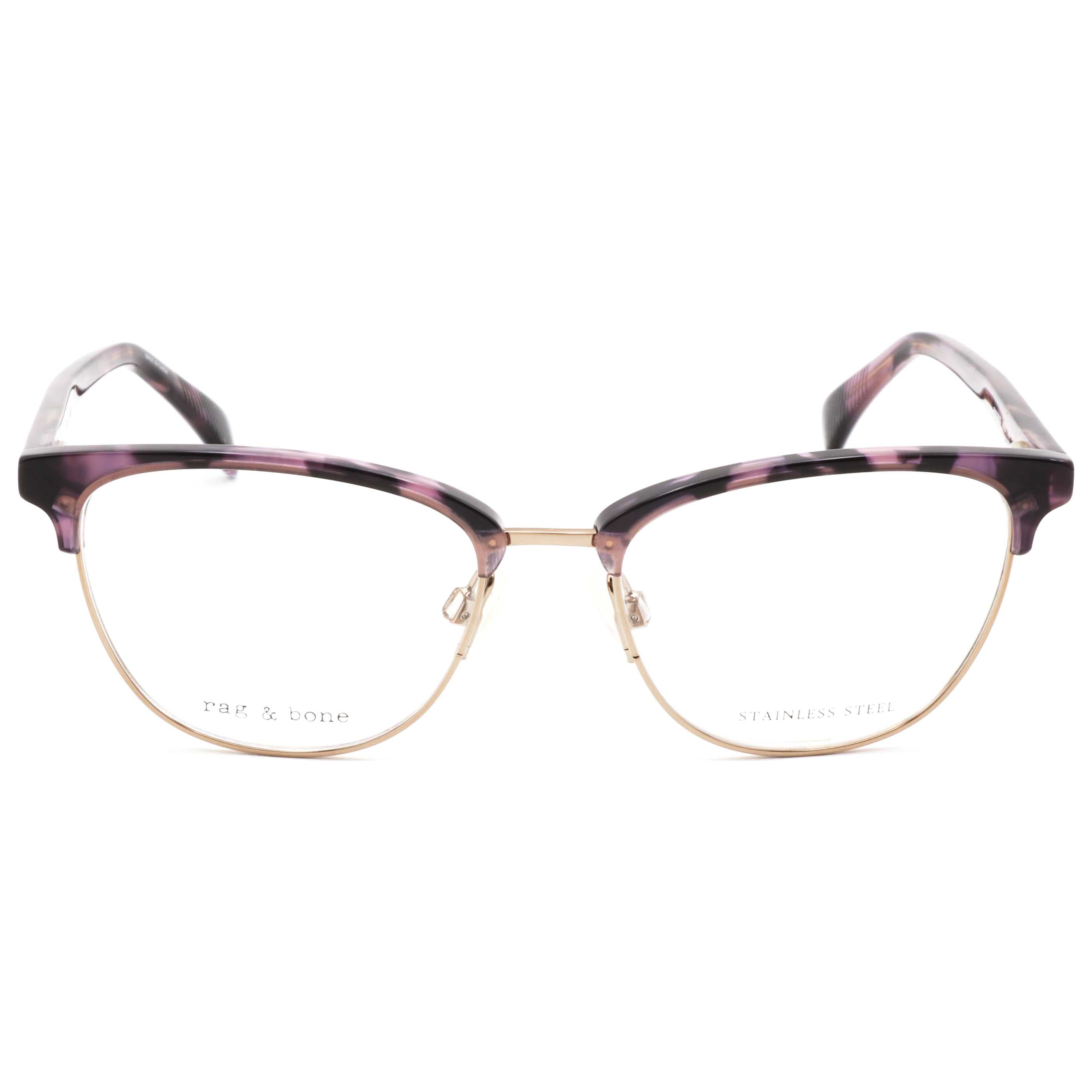 משקפי ראייה Rag & Bone דגם Rnb3060 לנשים 52 מ״מ בצבע Violet הוואנה