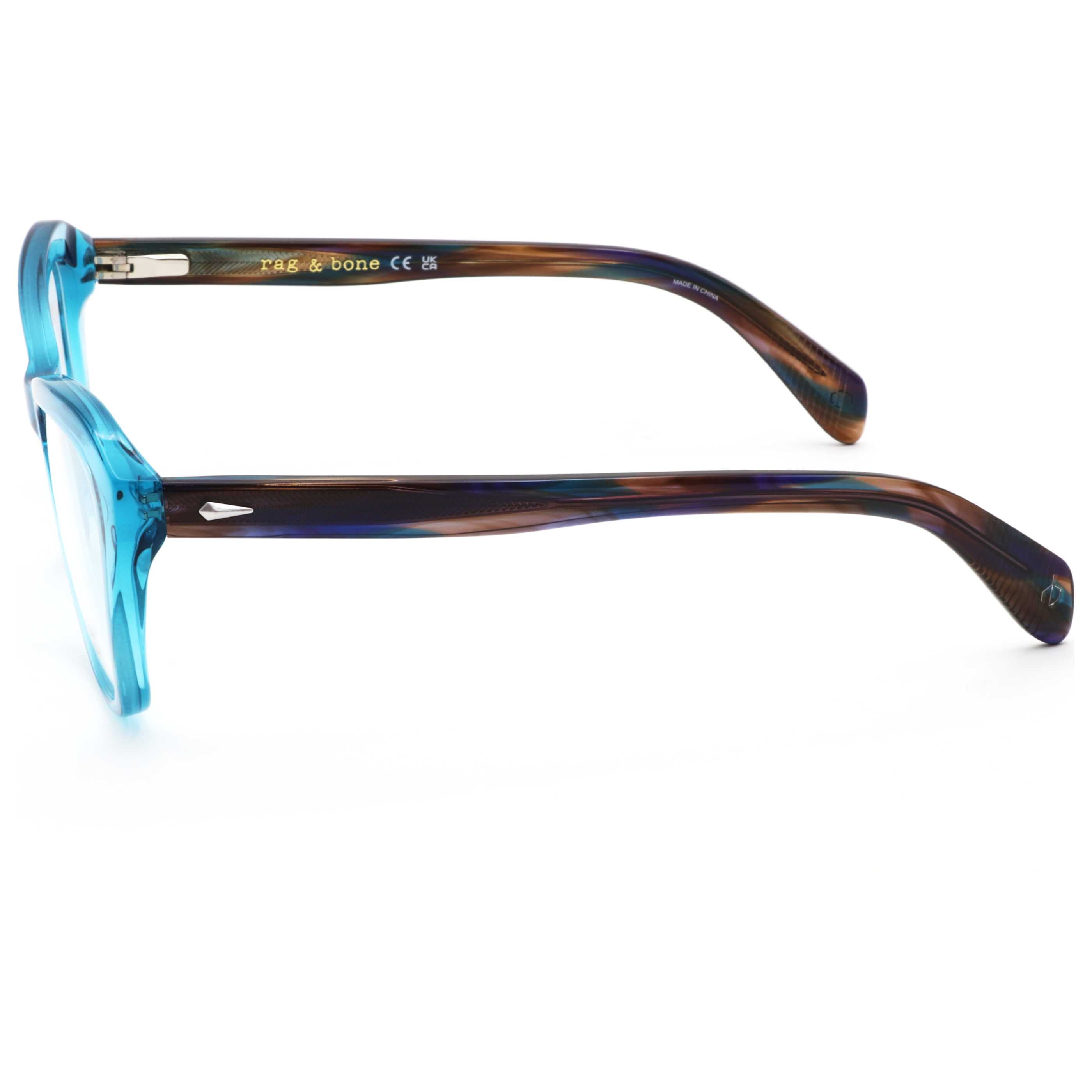 משקפי ראייה Rag & Bone דגם Rnb3069 לנשים 51 מ״מ בצבע Teal