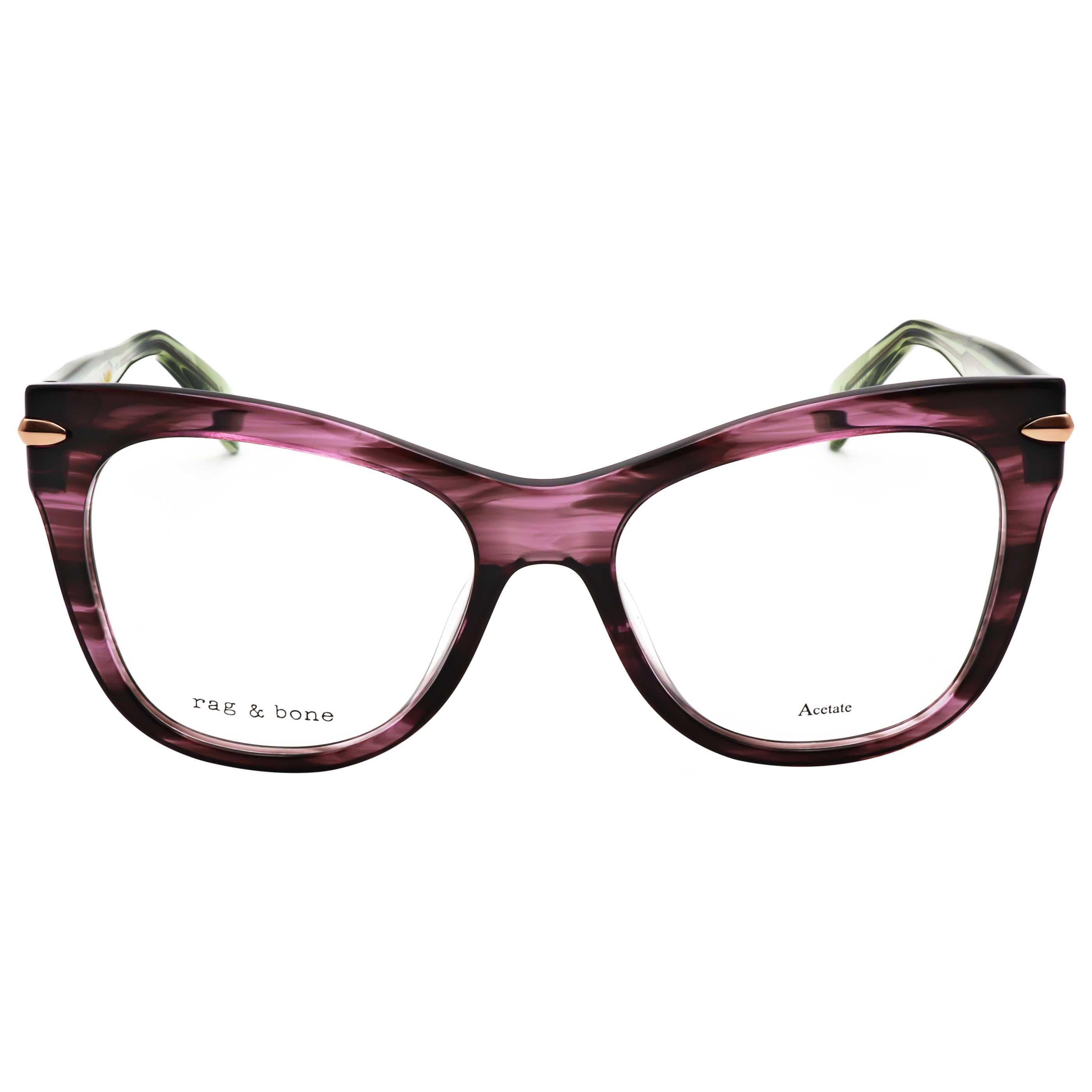 משקפי ראייה Rag & Bone דגם Rnb3074 לנשים 53 מ״מ בצבע אפור Horn