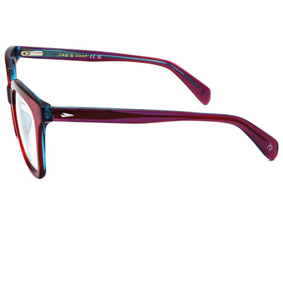 Rag & Bone Women's 54 mm Blue Red Eyeglasses RNB3076-G-8RU-54