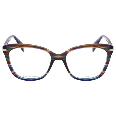 משקפי ראייה Rag & Bone דגם Rnb3077 לנשים 54 מ״מ בצבע Horn חום כחול