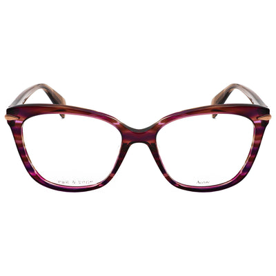 משקפי ראייה Rag & Bone דגם Rnb3077 לנשים 54 מ״מ בצבע Violet חום Horn