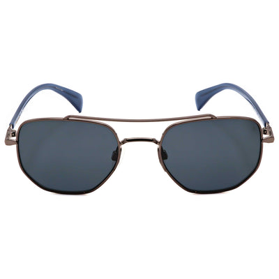 Rag & Bone Men's 51 mm Dark Ruthenium Blue Sunglasses RNB5059-G-S-5UV-51