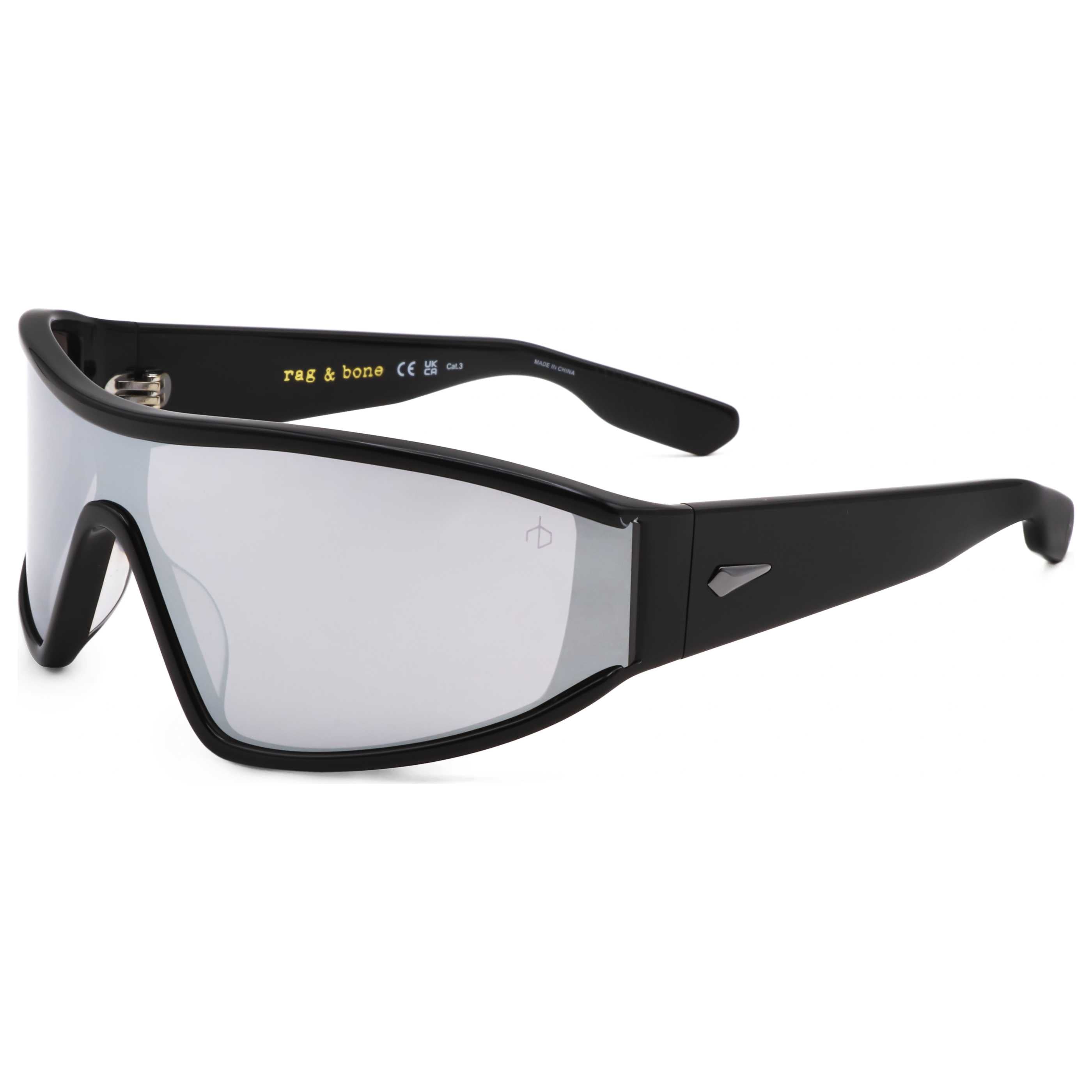 משקפי שמש Rag & Bone דגם Rnb6003 לנשים 99 מ״מ בצבע שחור
