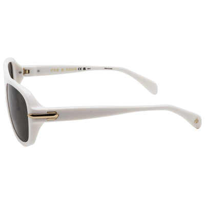 Rag & Bone Unisex 57mm White Sunglasses RNB6005-S-VK6-57
