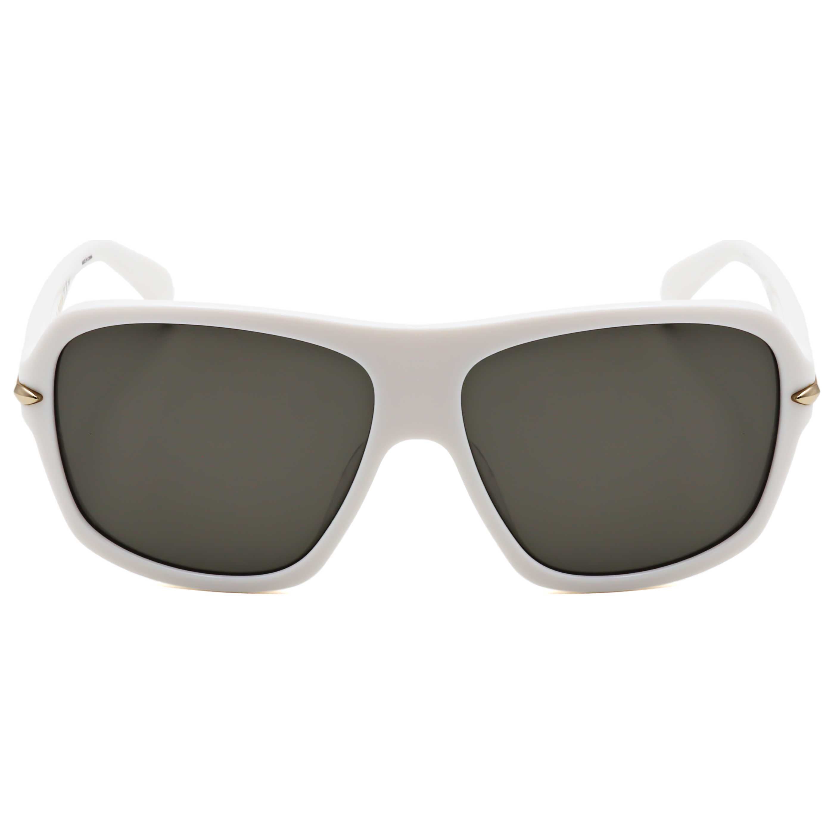 משקפי שמש Rag & Bone דגם Rnb6005 יוניסקס 57 מ״מ בצבע לבן