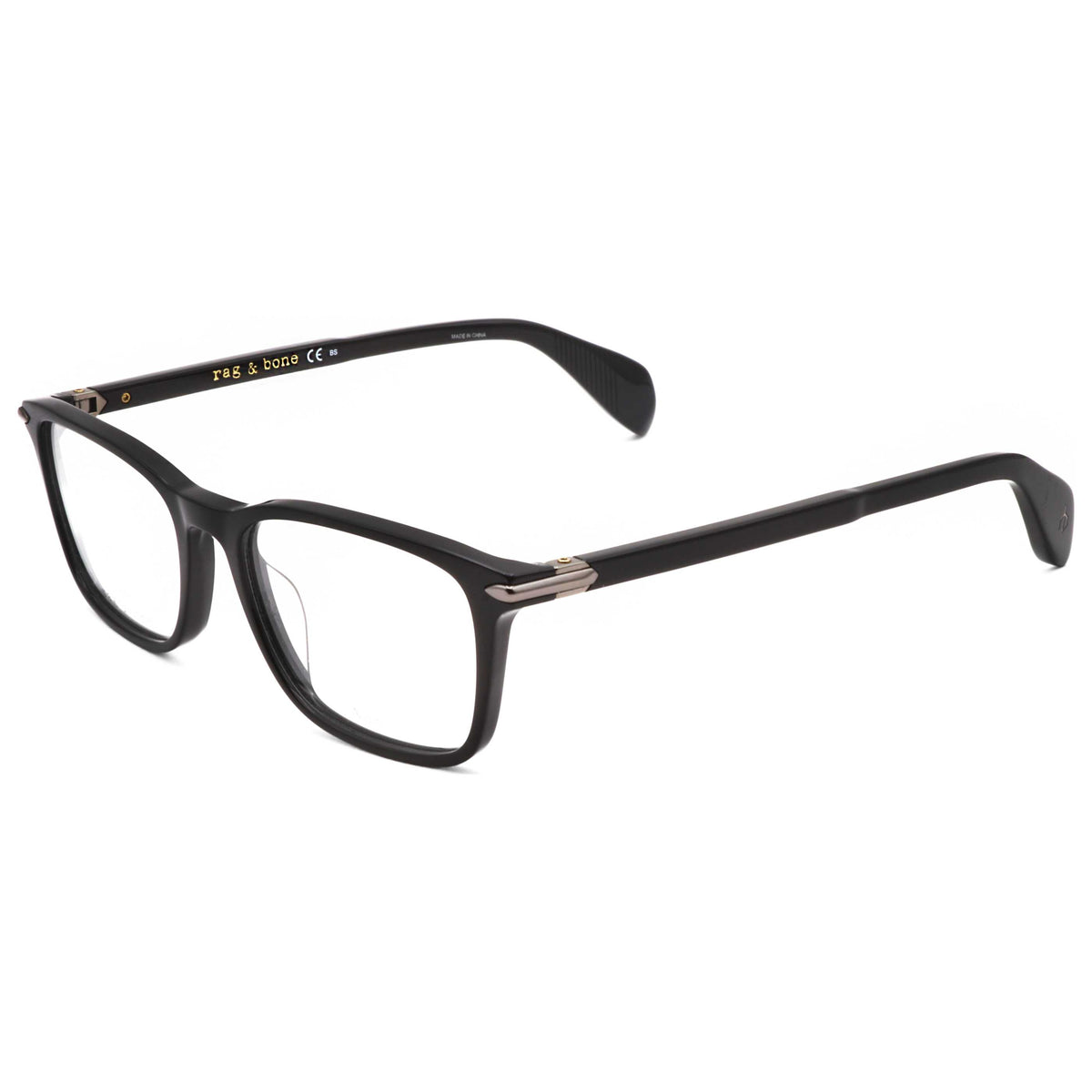 משקפי ראייה Rag & Bone דגם Rnb7016 לגברים 53 מ״מ בצבע שחור
