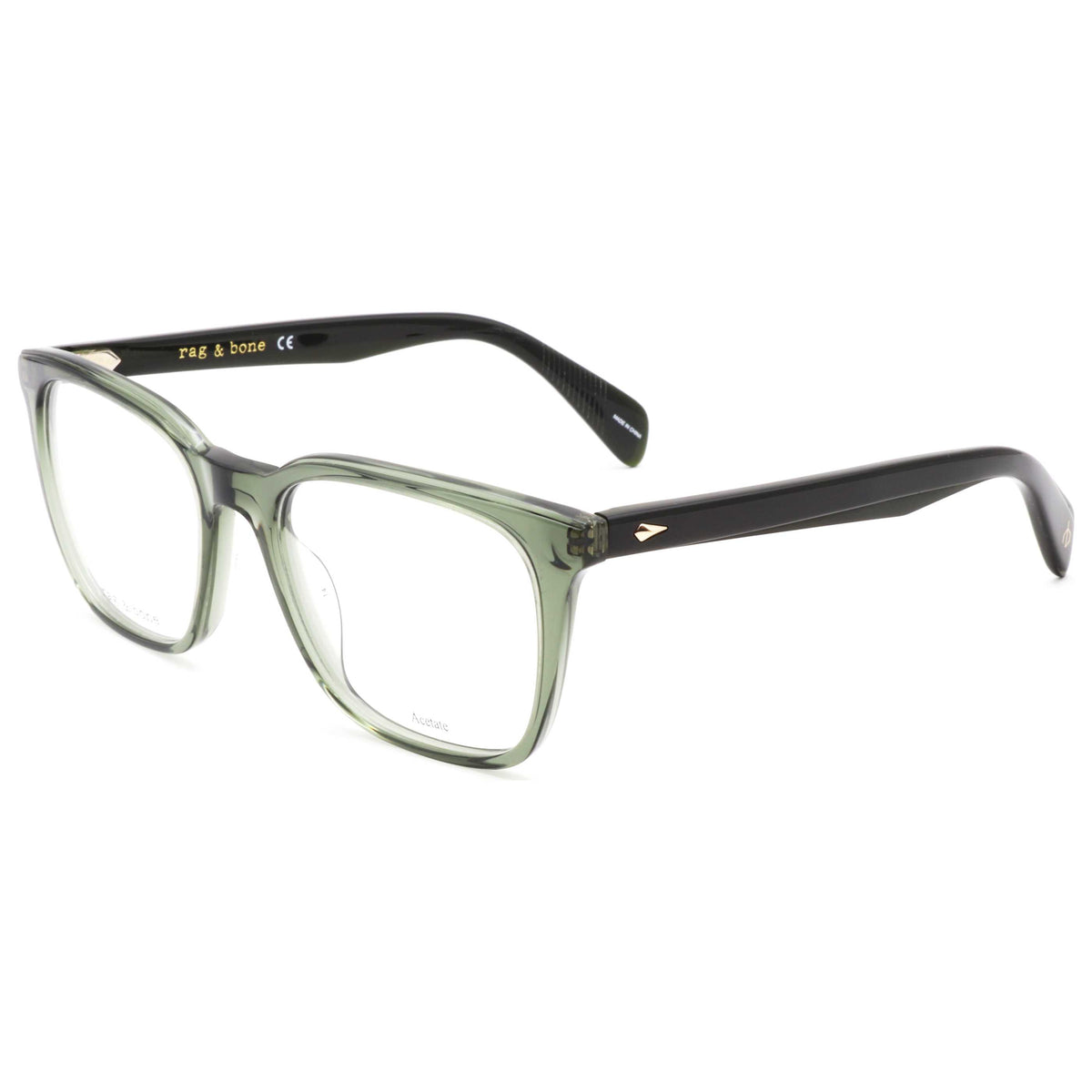 Rag & Bone Men's 53 mm Green Eyeglasses RNB7026-G-1ED-53
