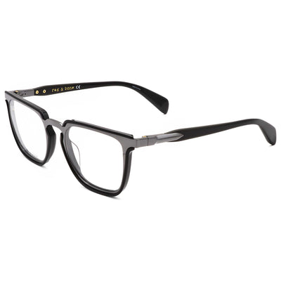 משקפי ראייה Rag & Bone דגם Rnb7039 לגברים 51 מ״מ בצבע שחור רותניום כהה