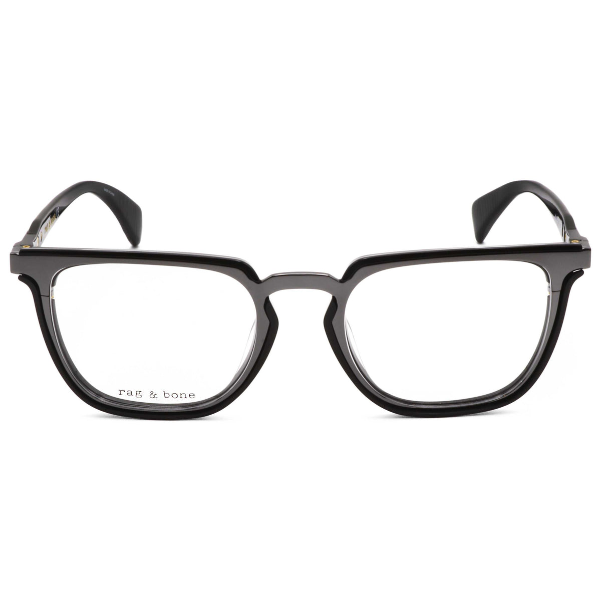 משקפי ראייה Rag & Bone דגם Rnb7039 לגברים 51 מ״מ בצבע שחור רותניום כהה