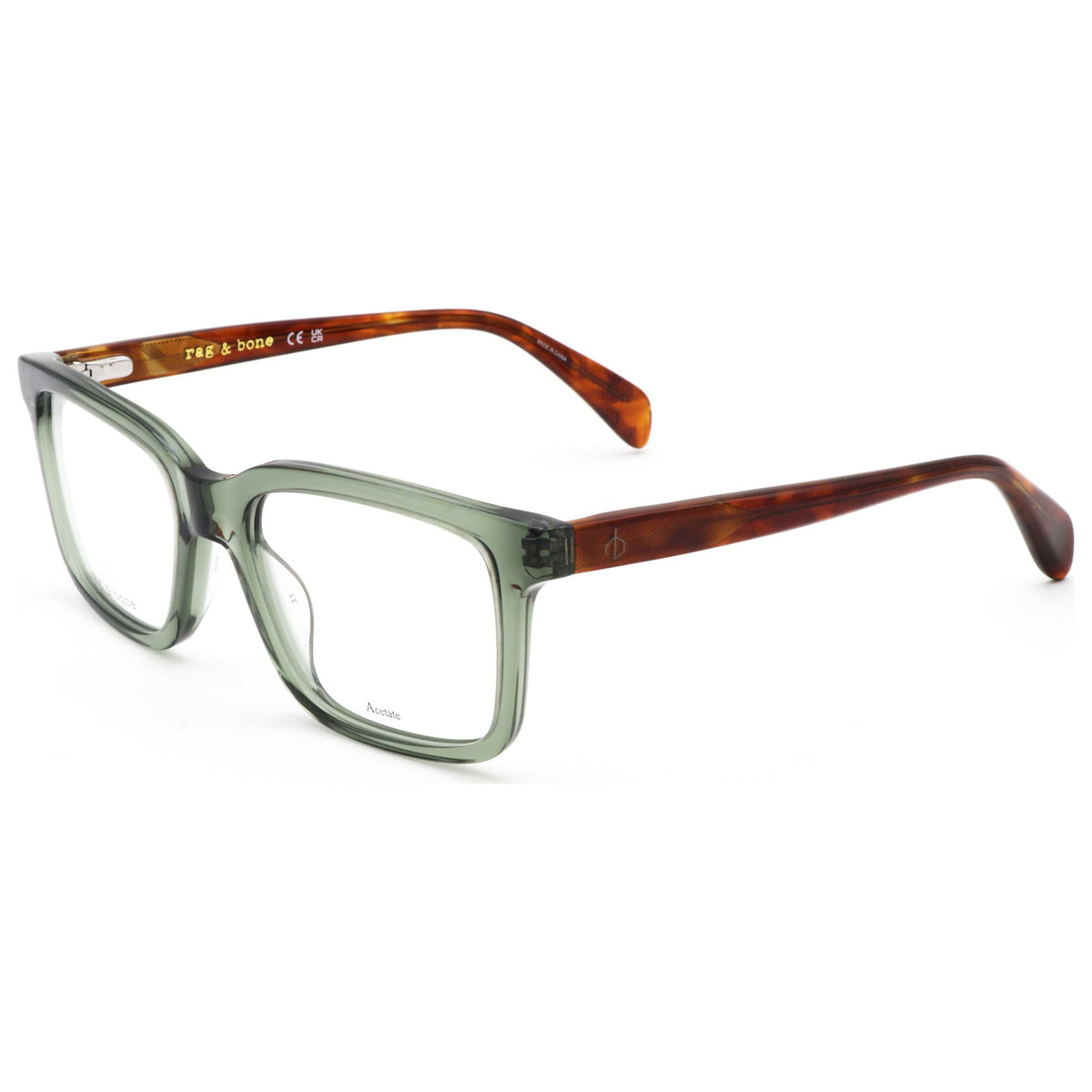 משקפי ראייה Rag & Bone דגם Rnb7053 לגברים 53 מ״מ בצבע ירוק