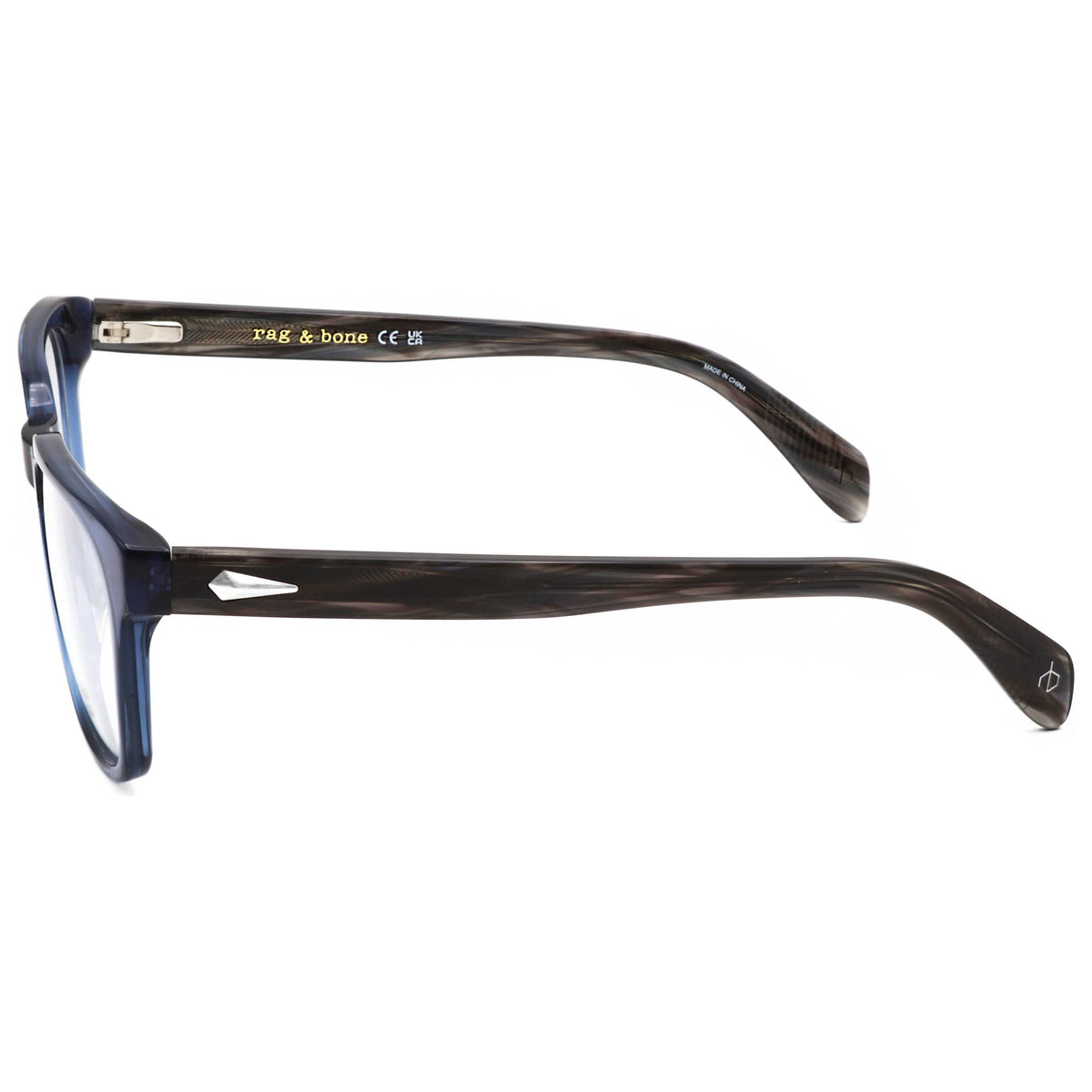 Rag & Bone Men's 55 mm Blue Eyeglasses RNB7060-G-PJP-55
