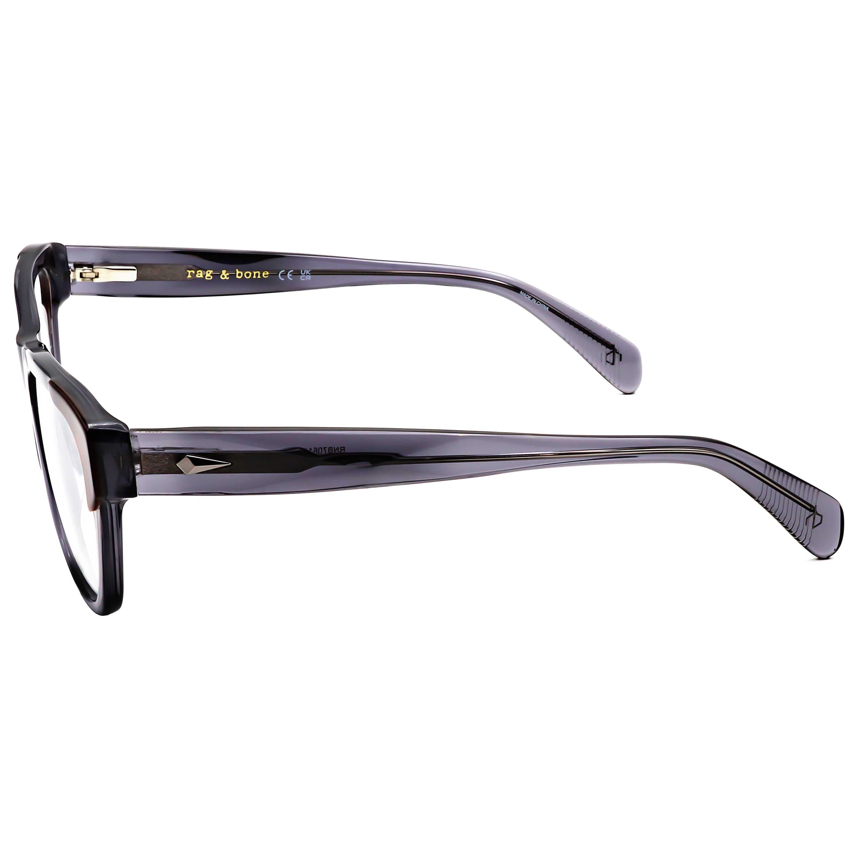 משקפי ראייה Rag & Bone דגם Rnb7061 לגברים 55 מ״מ בצבע אפור הוואנה