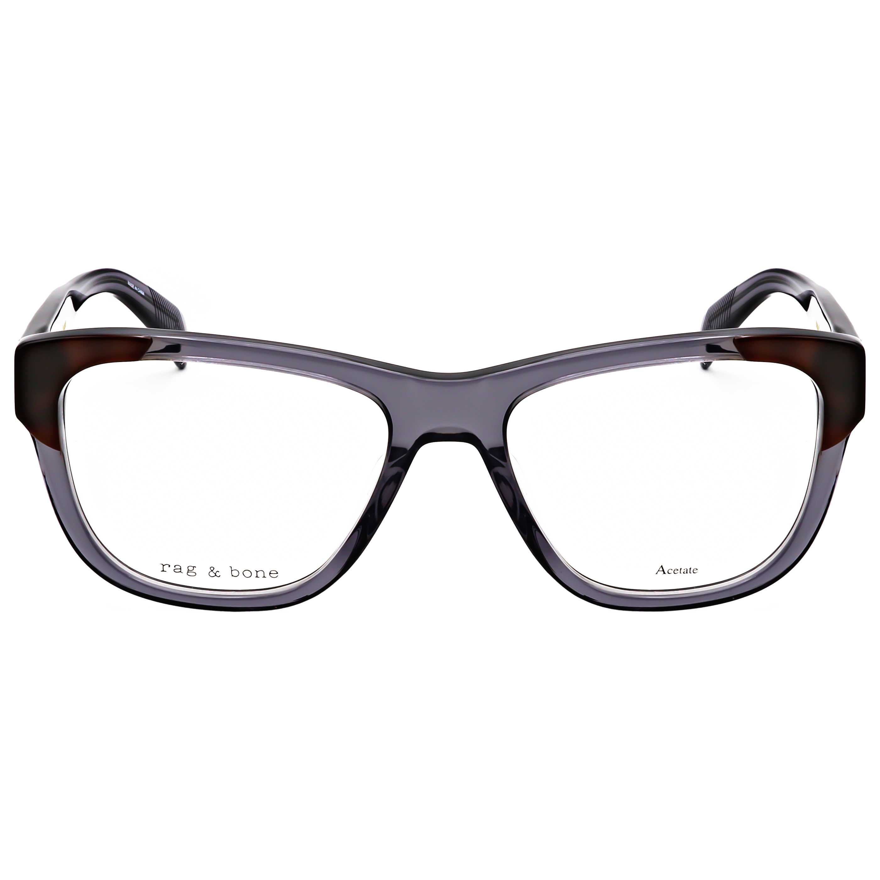 משקפי ראייה Rag & Bone דגם Rnb7061 לגברים 55 מ״מ בצבע אפור הוואנה