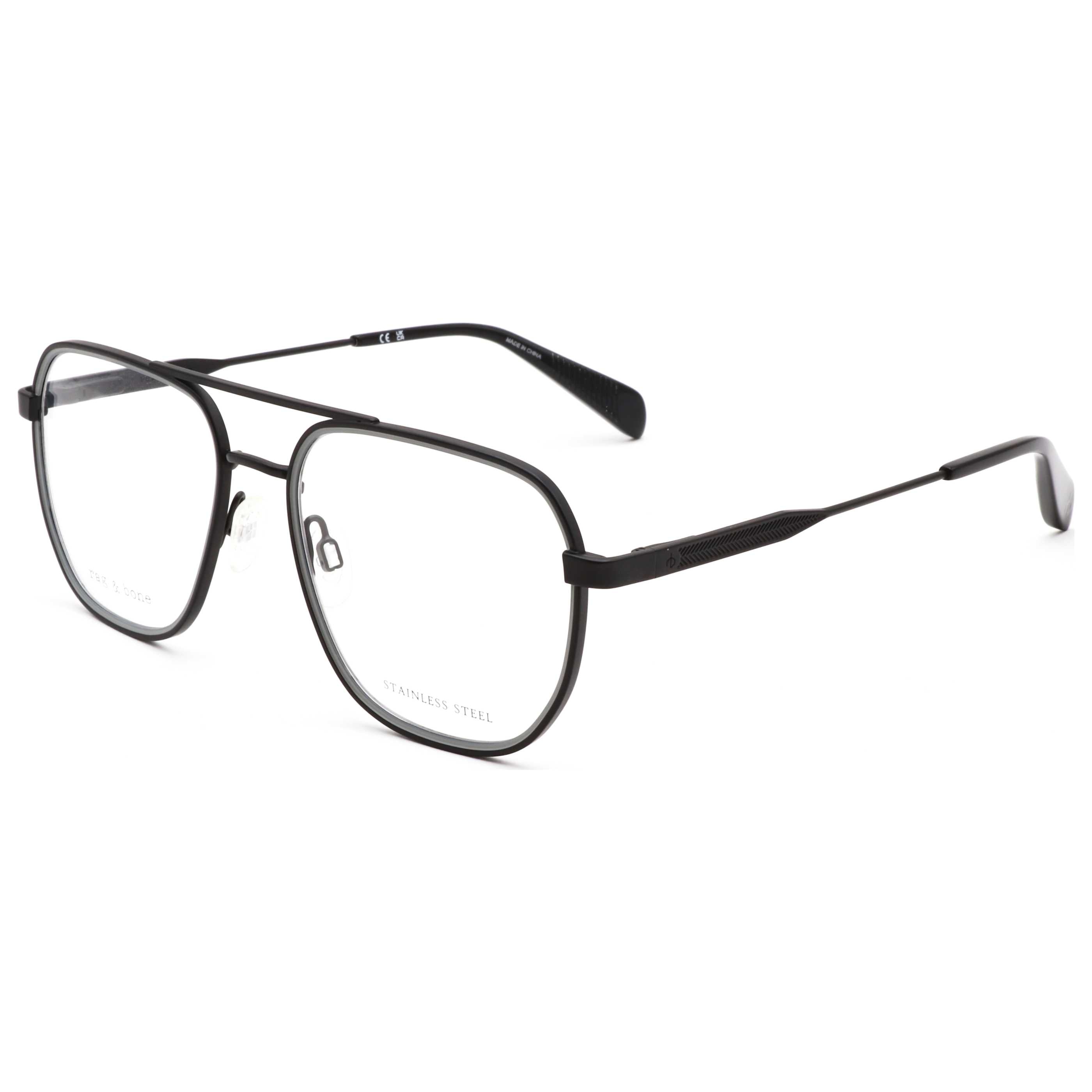 משקפי ראייה Rag & Bone דגם Rnb7062 לגברים 54 מ״מ בצבע שחור אפור