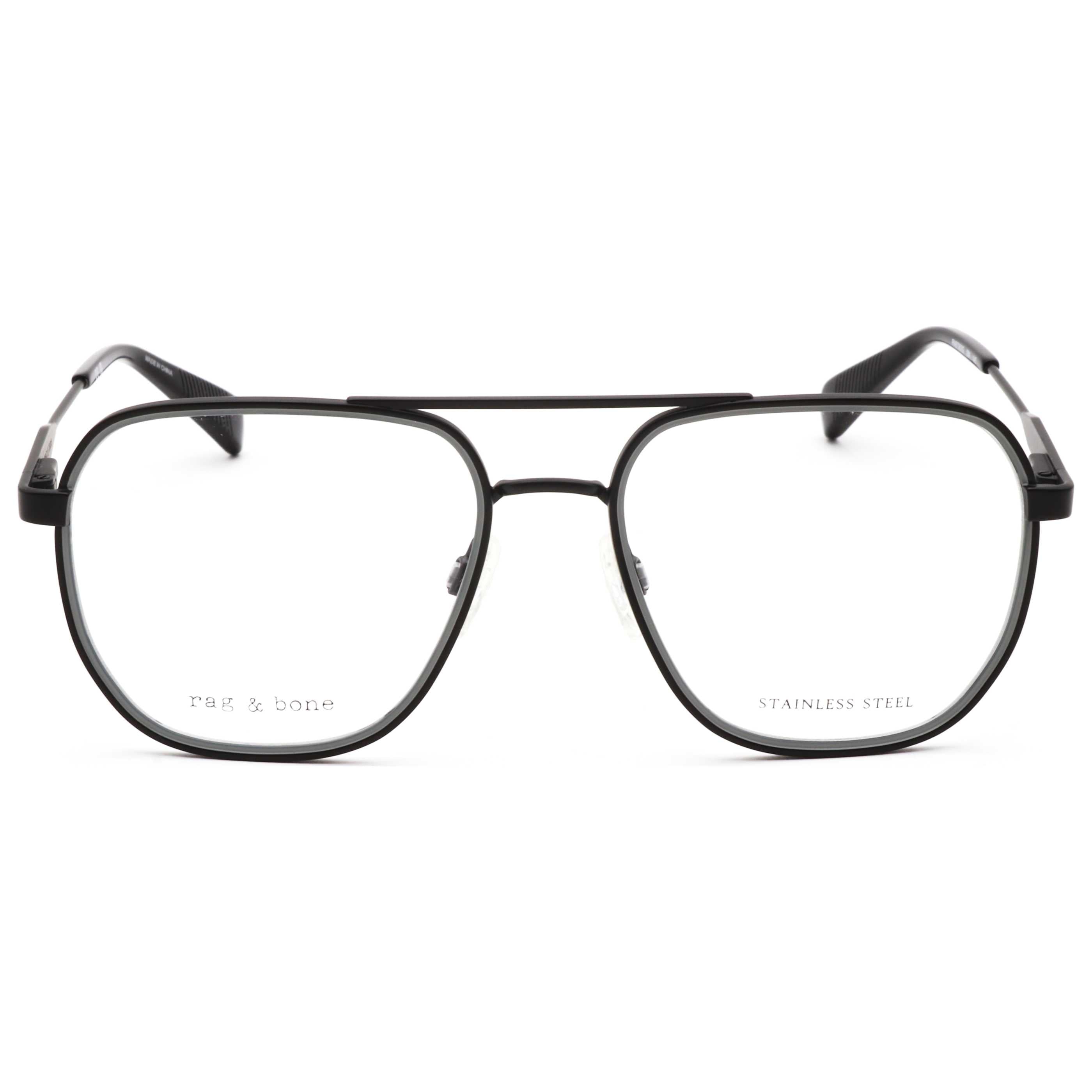 משקפי ראייה Rag & Bone דגם Rnb7062 לגברים 54 מ״מ בצבע שחור אפור
