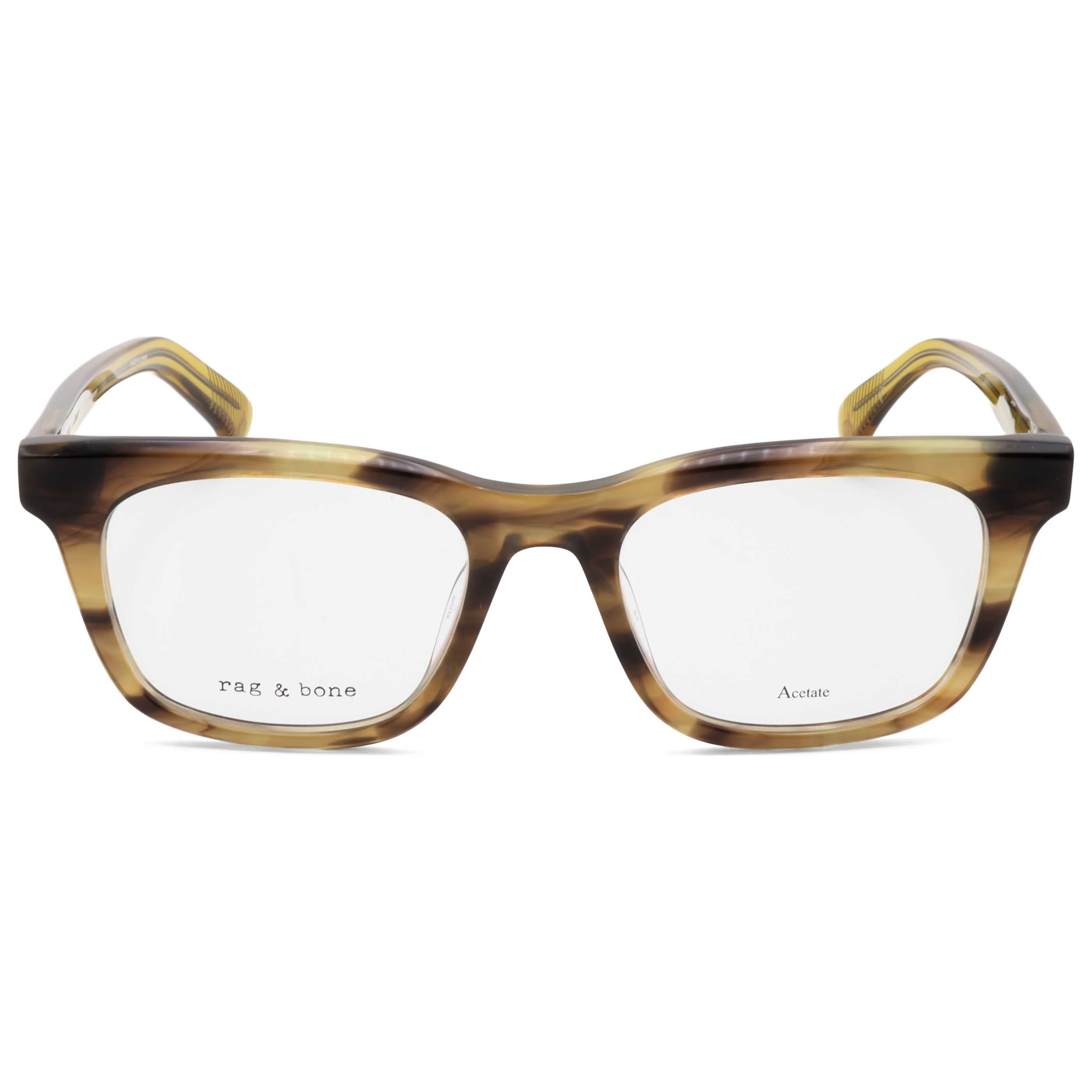 משקפי ראייה Rag & Bone דגם Rnb8002 לגברים 52 מ״מ בצבע כתום Horn
