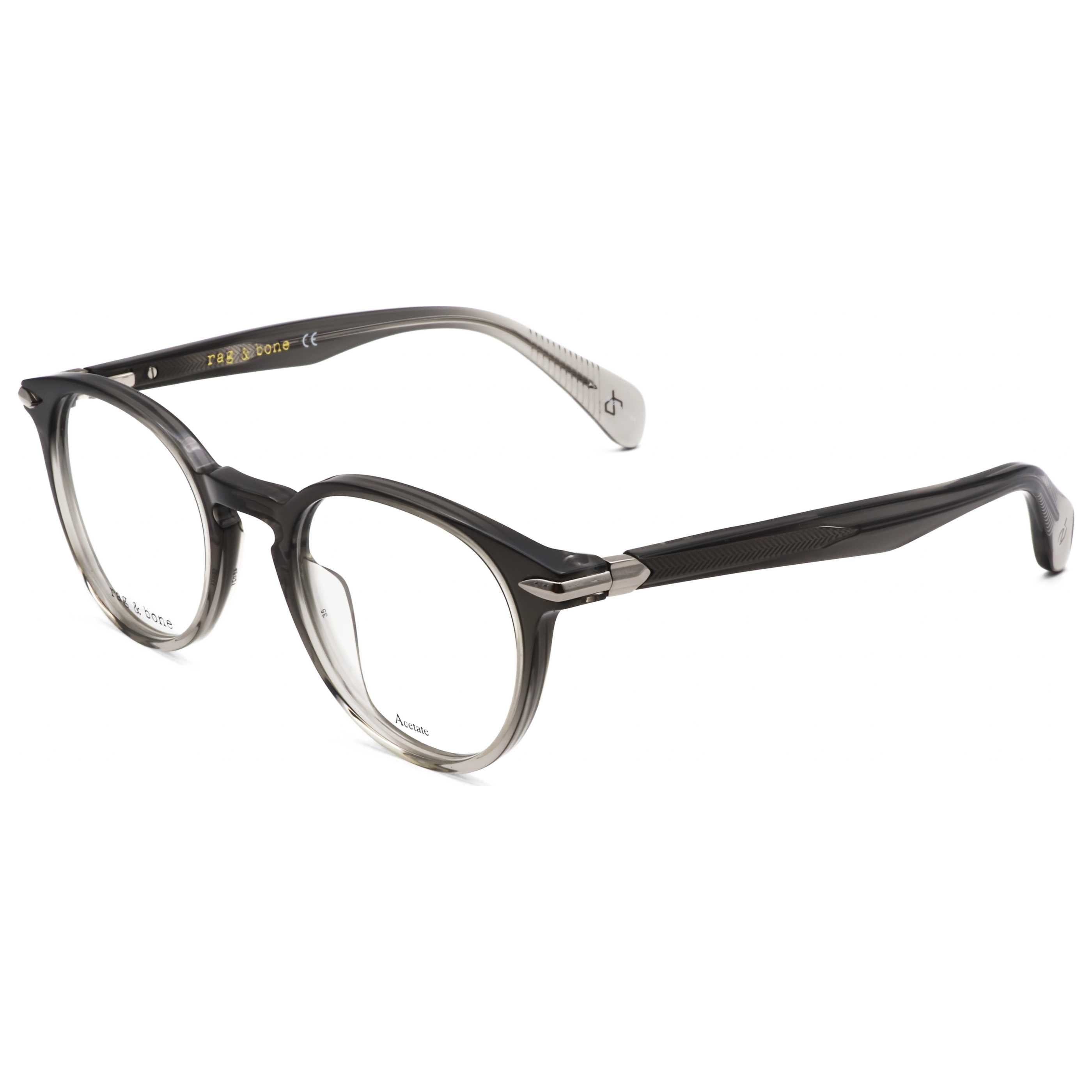 משקפי ראייה Rag & Bone דגם Rnb8003 יוניסקס 48 מ״מ בצבע שחור Shaded Crystal
