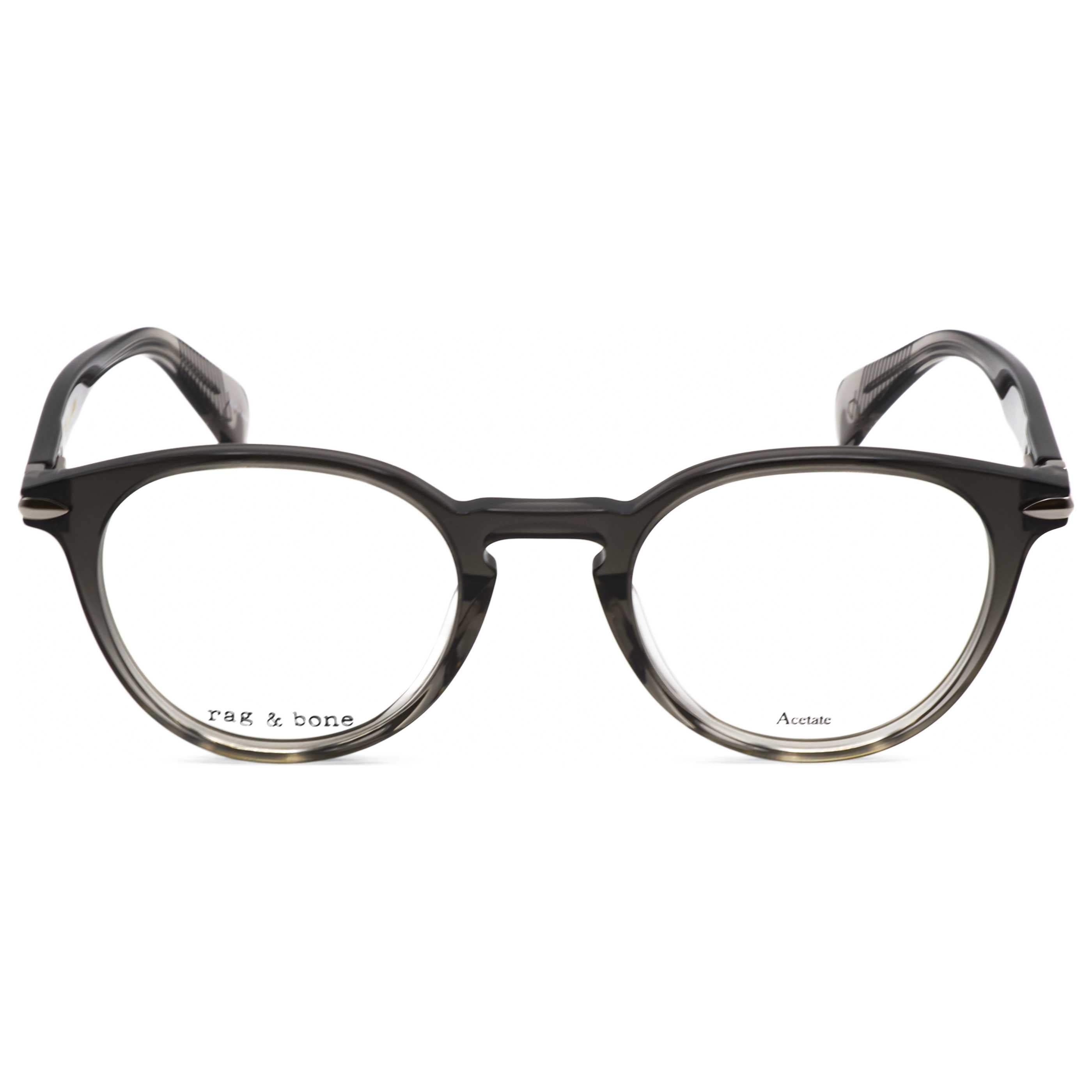 משקפי ראייה Rag & Bone דגם Rnb8003 יוניסקס 48 מ״מ בצבע שחור Shaded Crystal