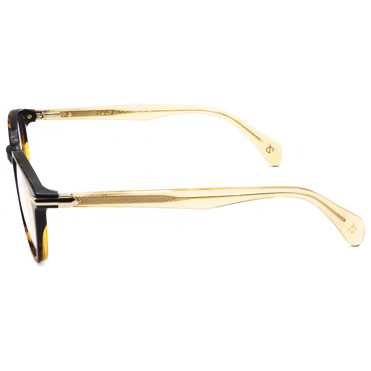 Rag & Bone Unisex 48 mm Black Shaded Havana Eyeglasses RNB8003-W4A-48