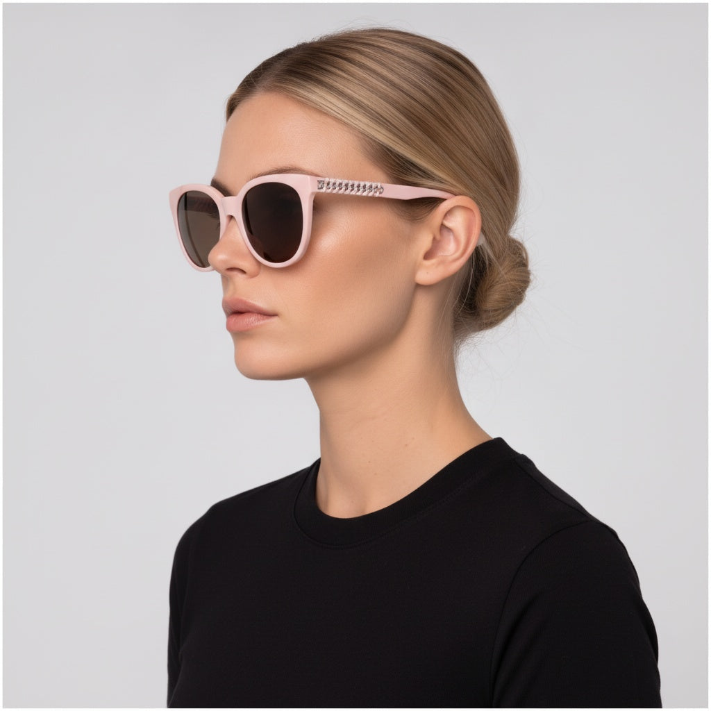 משקפי שמש Stella McCartney דגם Sc40037I לנשים 54 מ״מ בצבע מבריק ורוד