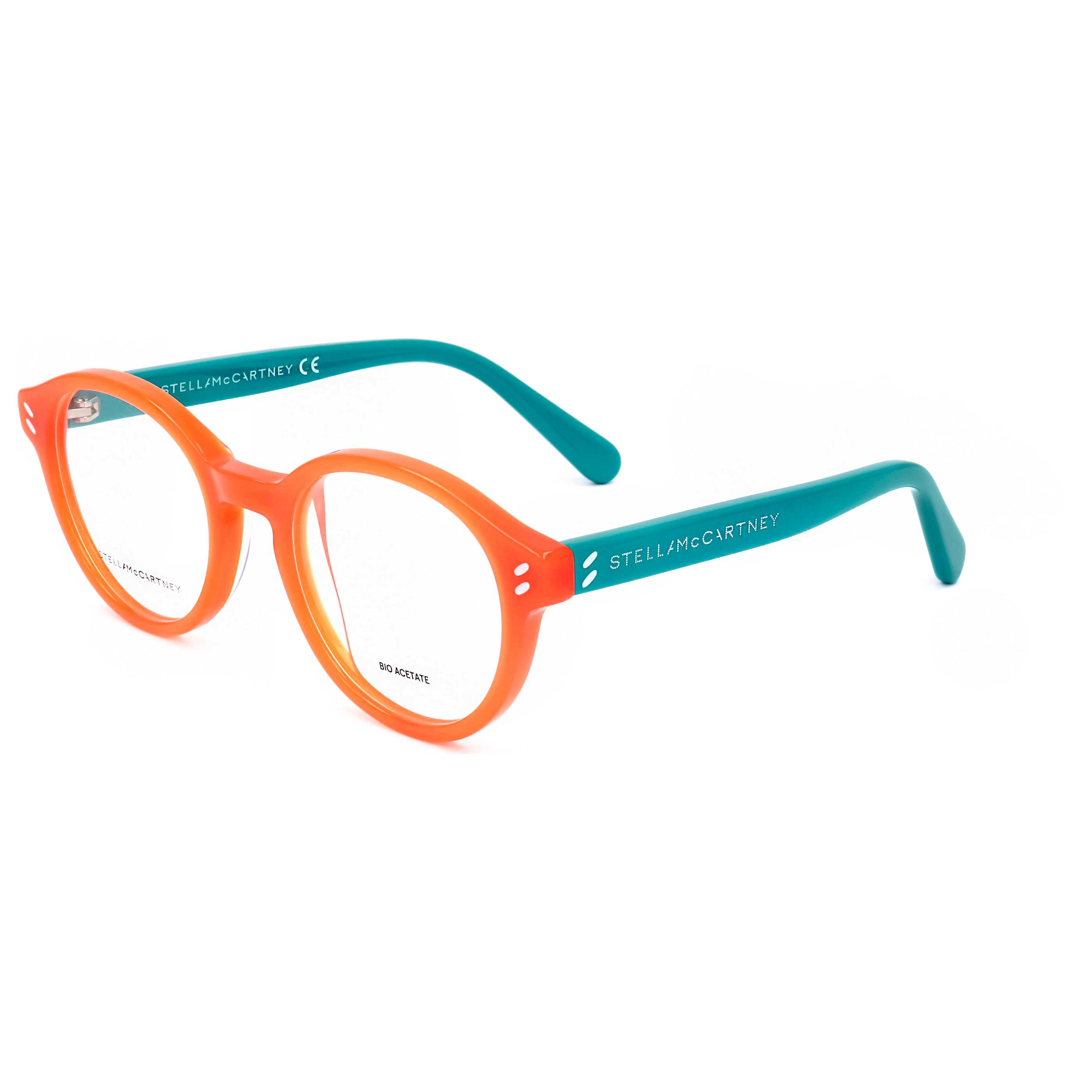 משקפי ראייה Stella McCartney דגם Sc5013Ik יוניסקס 44 מ״מ בצבע מבריק כתום