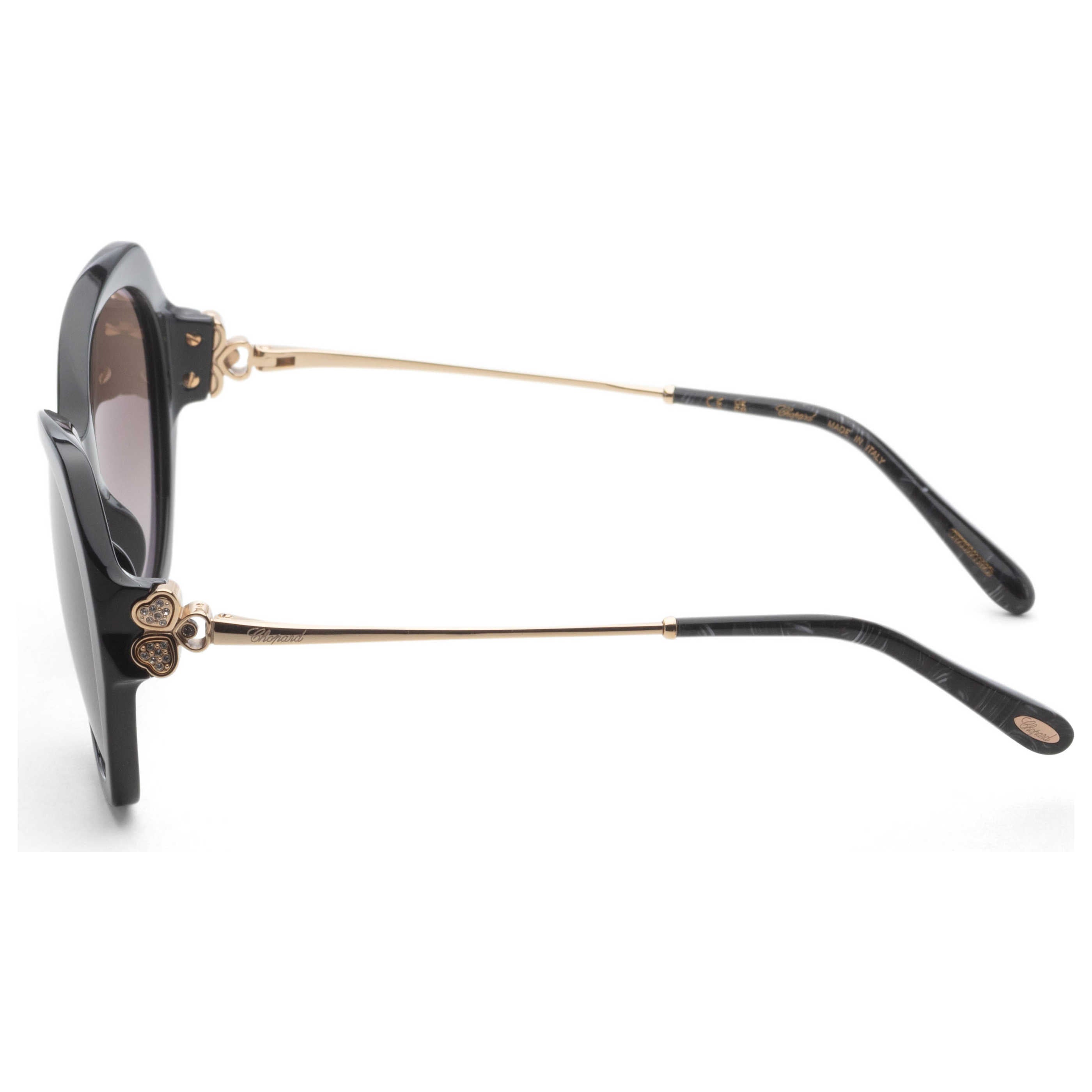 משקפי שמש Chopard דגם Sch354S54700K לנשים 54 מ״מ בצבע מבריק שחור