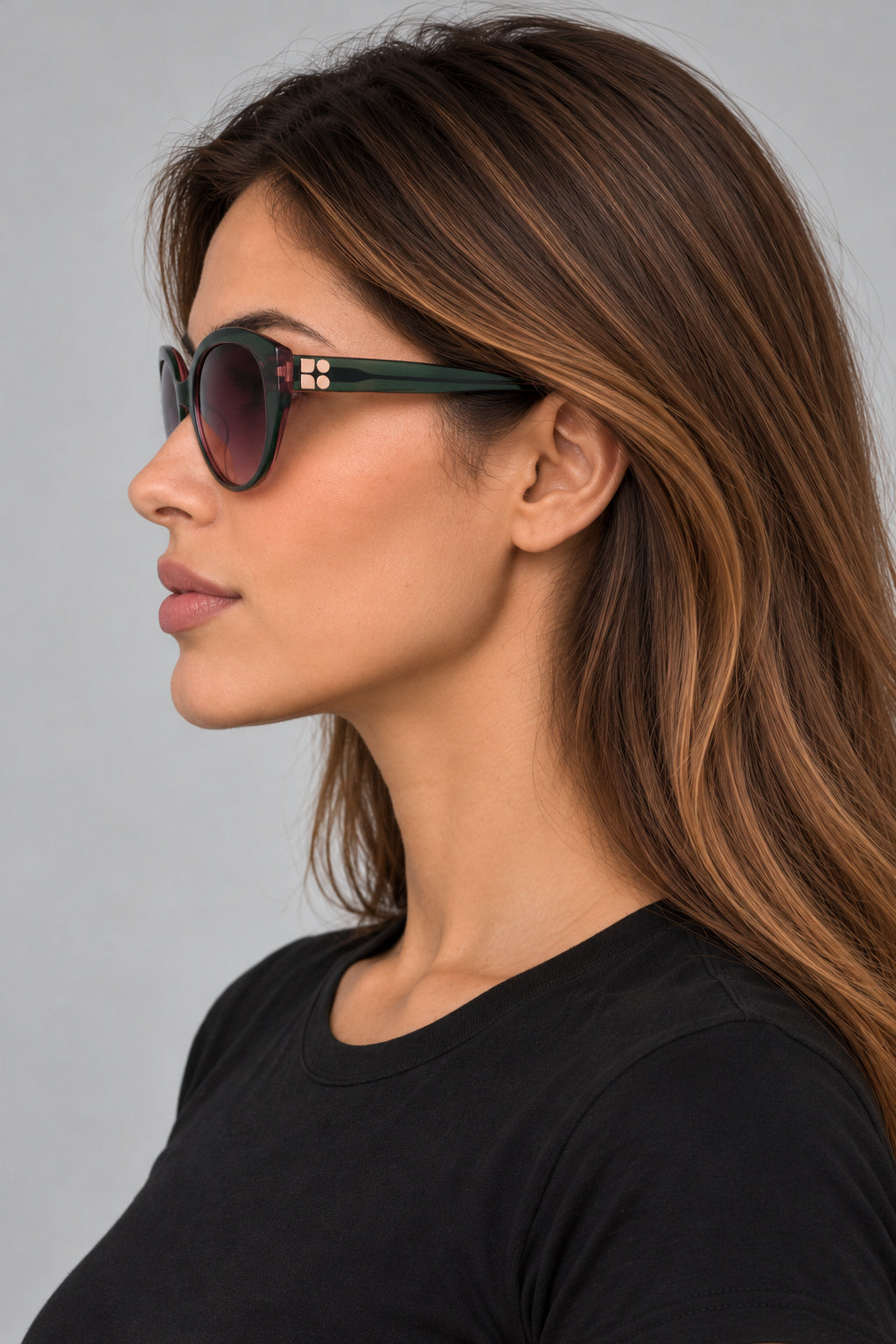 Kate Spade Women's 55mm Green Pink Sunglasses SERAPHINA-G-S-IWB-55