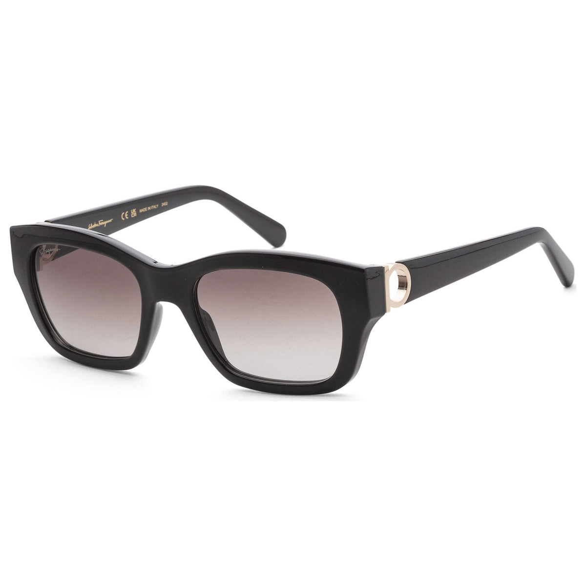משקפי שמש Ferragamo דגם Sf1012S לנשים 53 מ״מ בצבע שחור