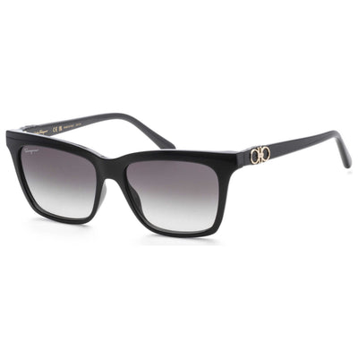 משקפי שמש Ferragamo דגם Sf1027S לנשים 55 מ״מ בצבע שחור