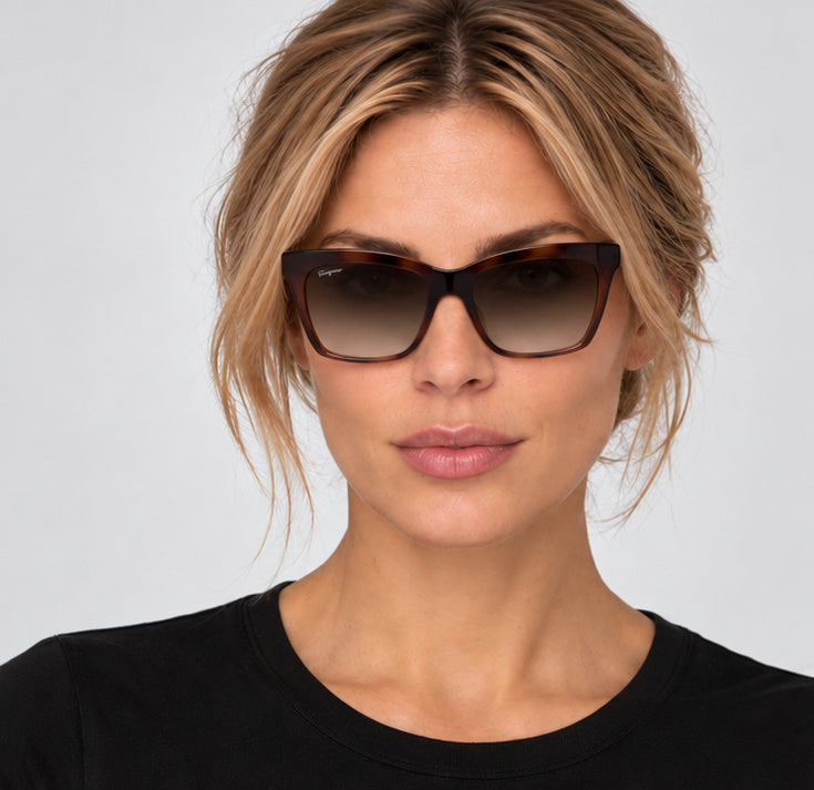 Ferragamo Women's 55mm Havana Sunglasses SF1027S-214
