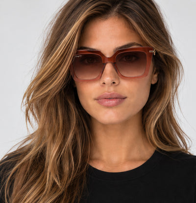 Ferragamo Women's Fashion 51mm Transparent Brown Sunglasses SF1041S-232-51