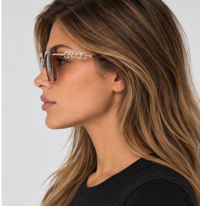 Ferragamo Women's Fashion 51mm Transparent Brown Sunglasses SF1041S-232-51