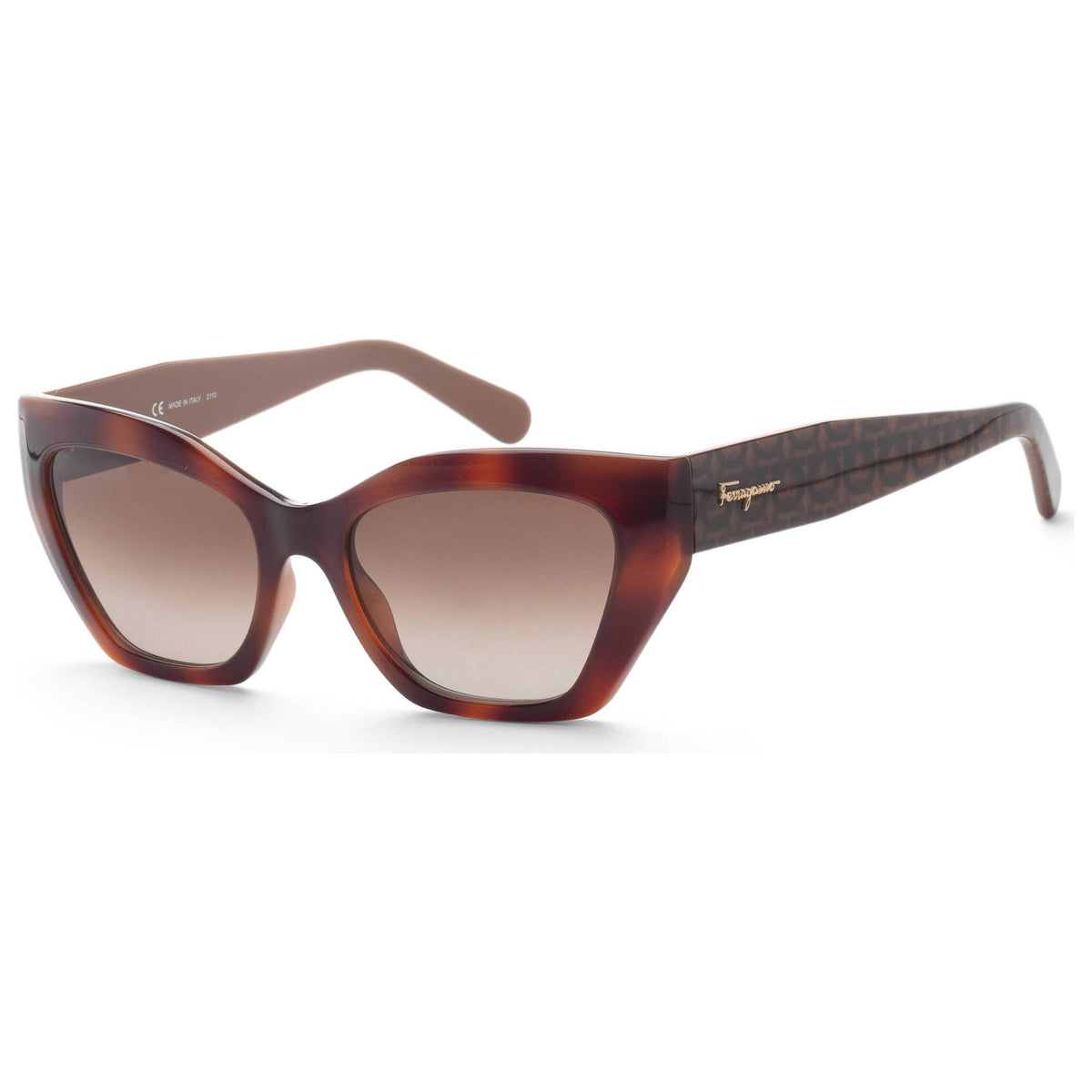משקפי שמש Ferragamo דגם Fashion לנשים 54 מ״מ בצבע Classic שריון צב