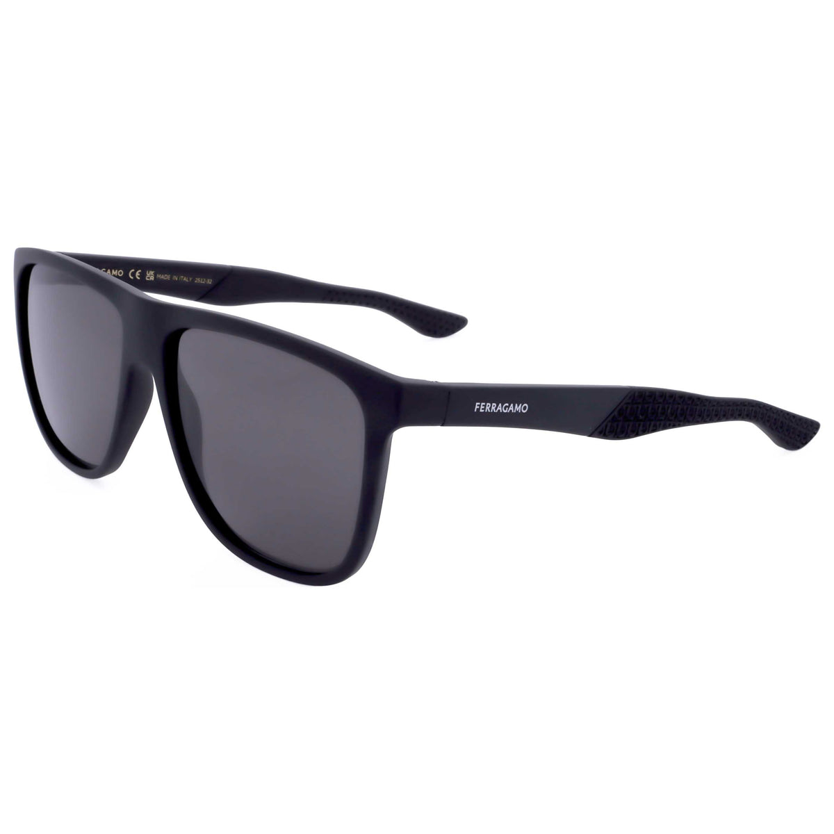 משקפי שמש Ferragamo דגם SF1065SN-002-59 לגברים 59 מ״מ בצבע שחור מט