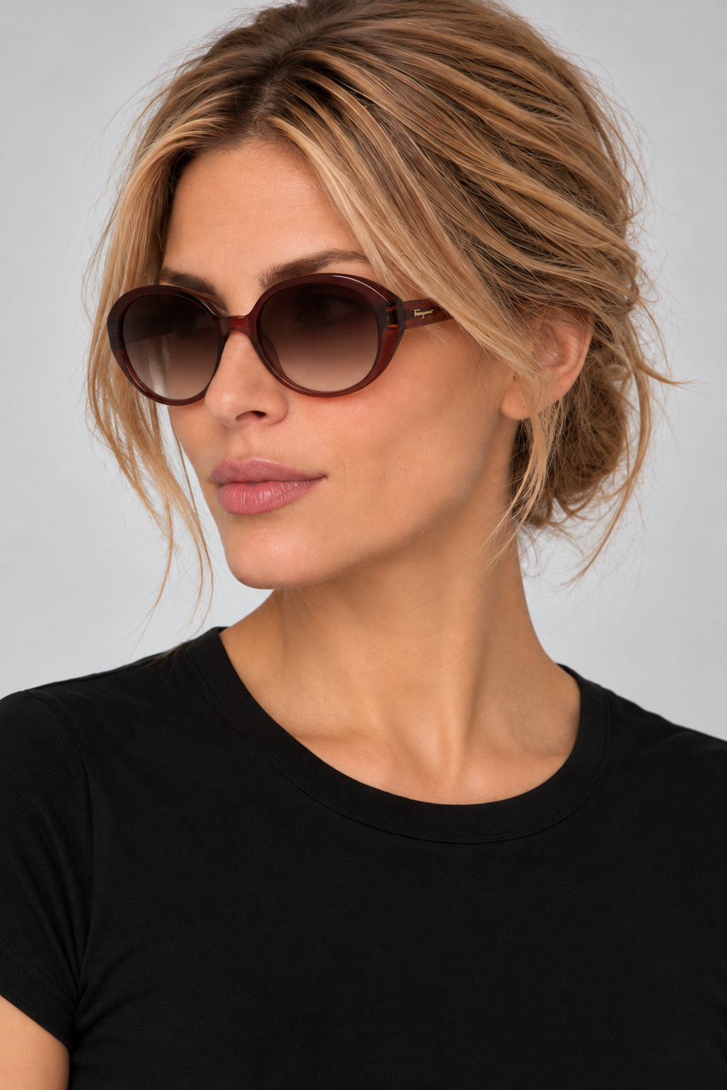 Ferragamo Women's 57mm Crystal Brown Sunglasses SF1067S-210