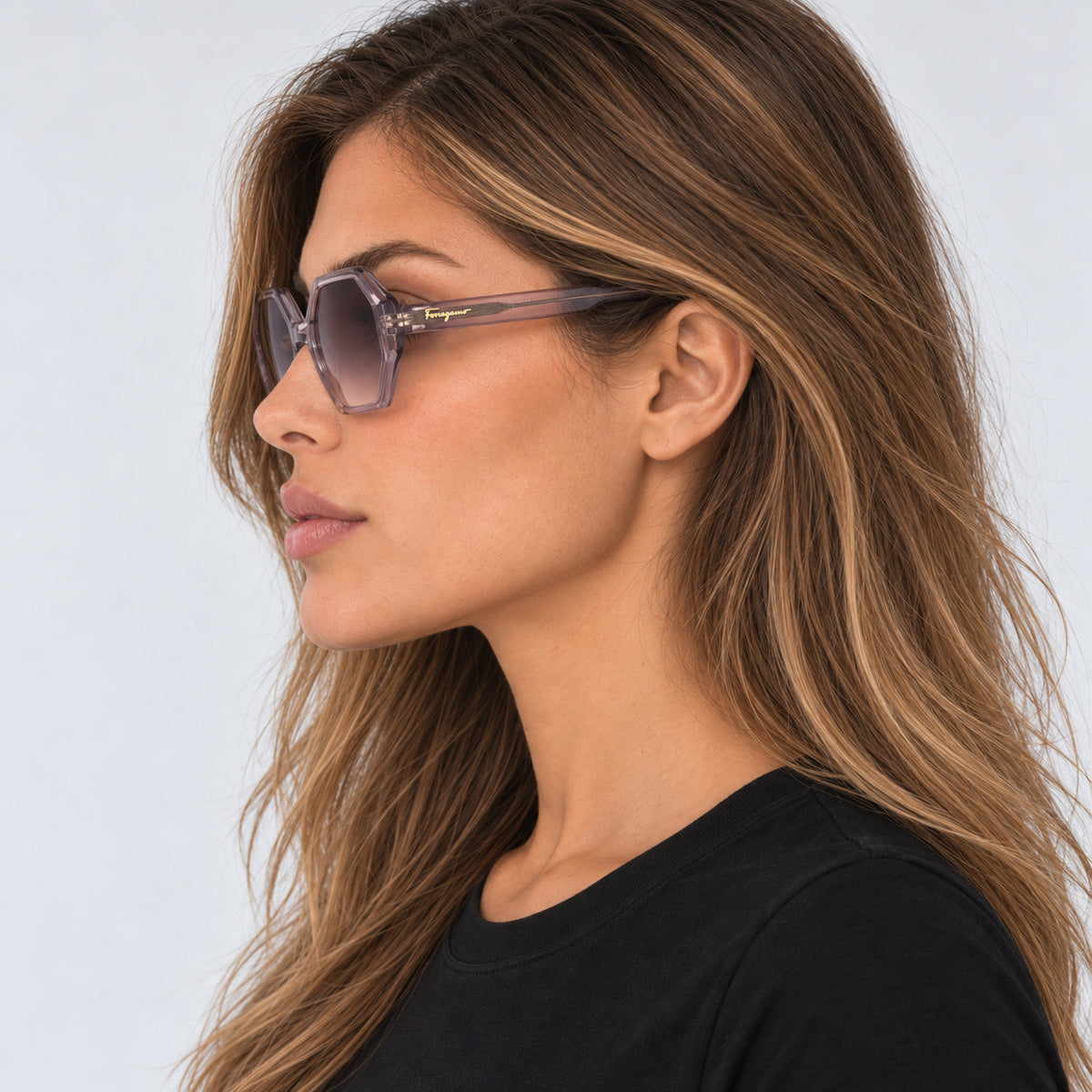 Ferragamo Women's 55mm Crystal G Sunglasses SF1070S-057-55