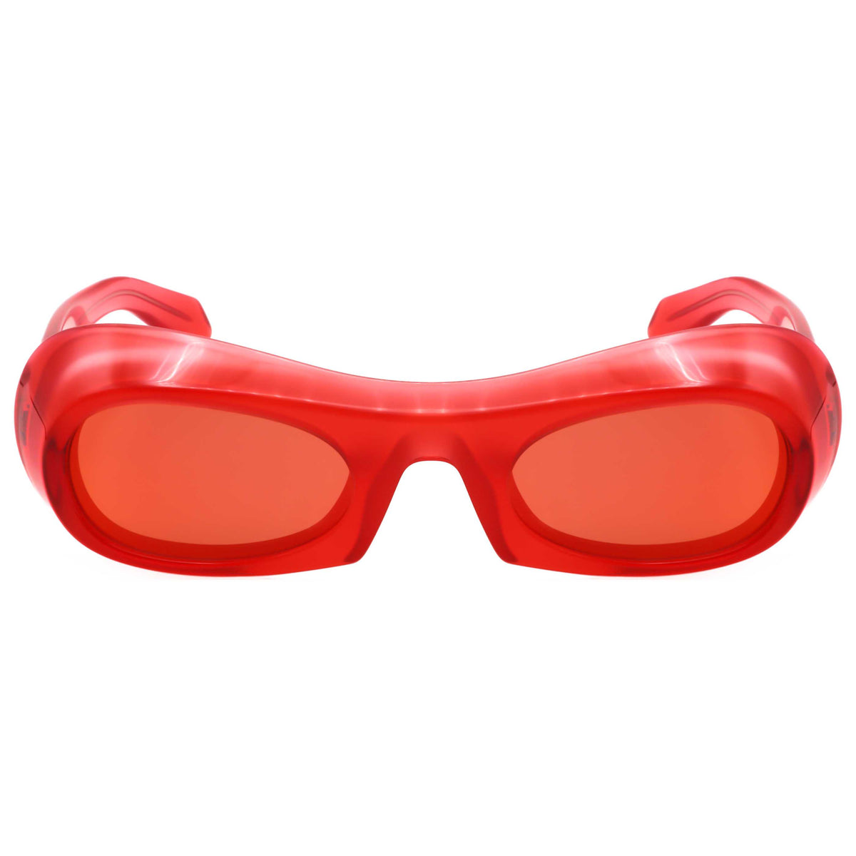 משקפי שמש Ferragamo דגם Sf2030S לנשים 51 מ״מ בצבע שקוף אדום
