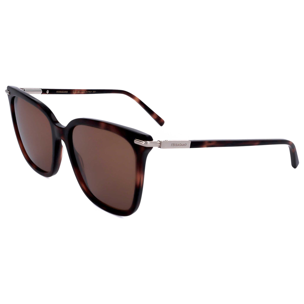 משקפי שמש Ferragamo דגם SF2037S-640-56 לנשים 56 מ״מ בצבע Red Tortoise