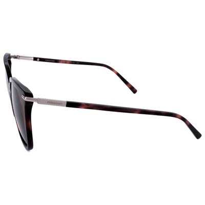 משקפי שמש Ferragamo דגם SF2037S-640-56 לנשים 56 מ״מ בצבע Red Tortoise