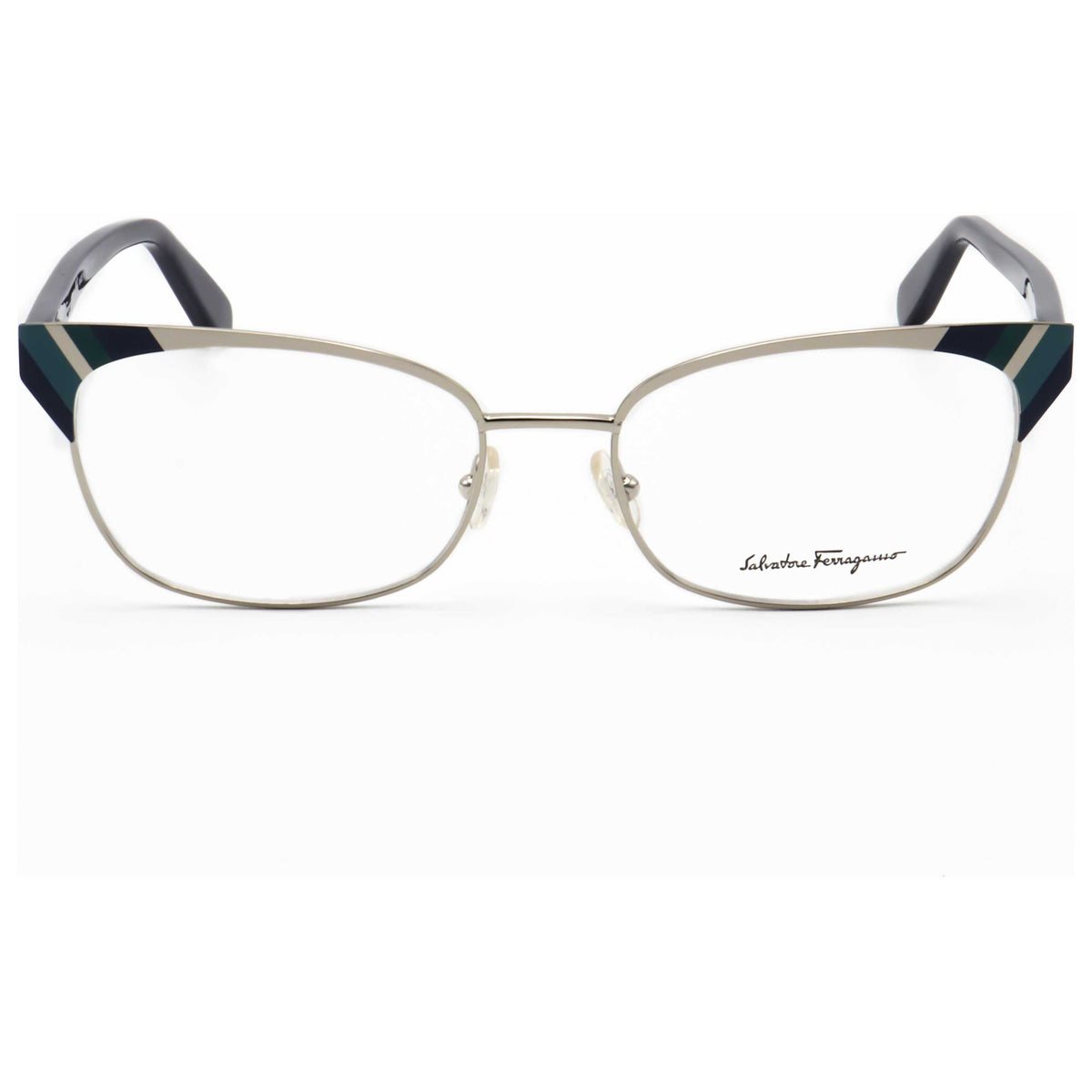 משקפי ראייה Ferragamo דגם Sf2160 לנשים 54 מ״מ בצבע Light זהב כחול