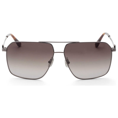 משקפי שמש Ferragamo דגם Sf238S לגברים 62 מ״מ בצבע מבריק Dark Ruthenium