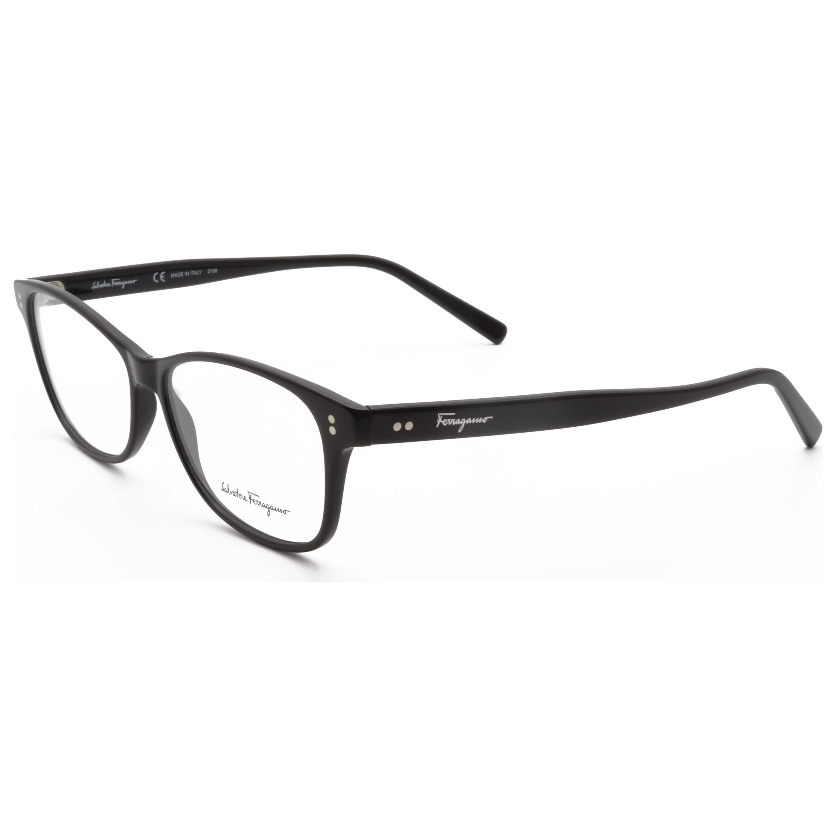 משקפי ראייה Ferragamo דגם Sf2910 לגברים 55 מ״מ בצבע שחור