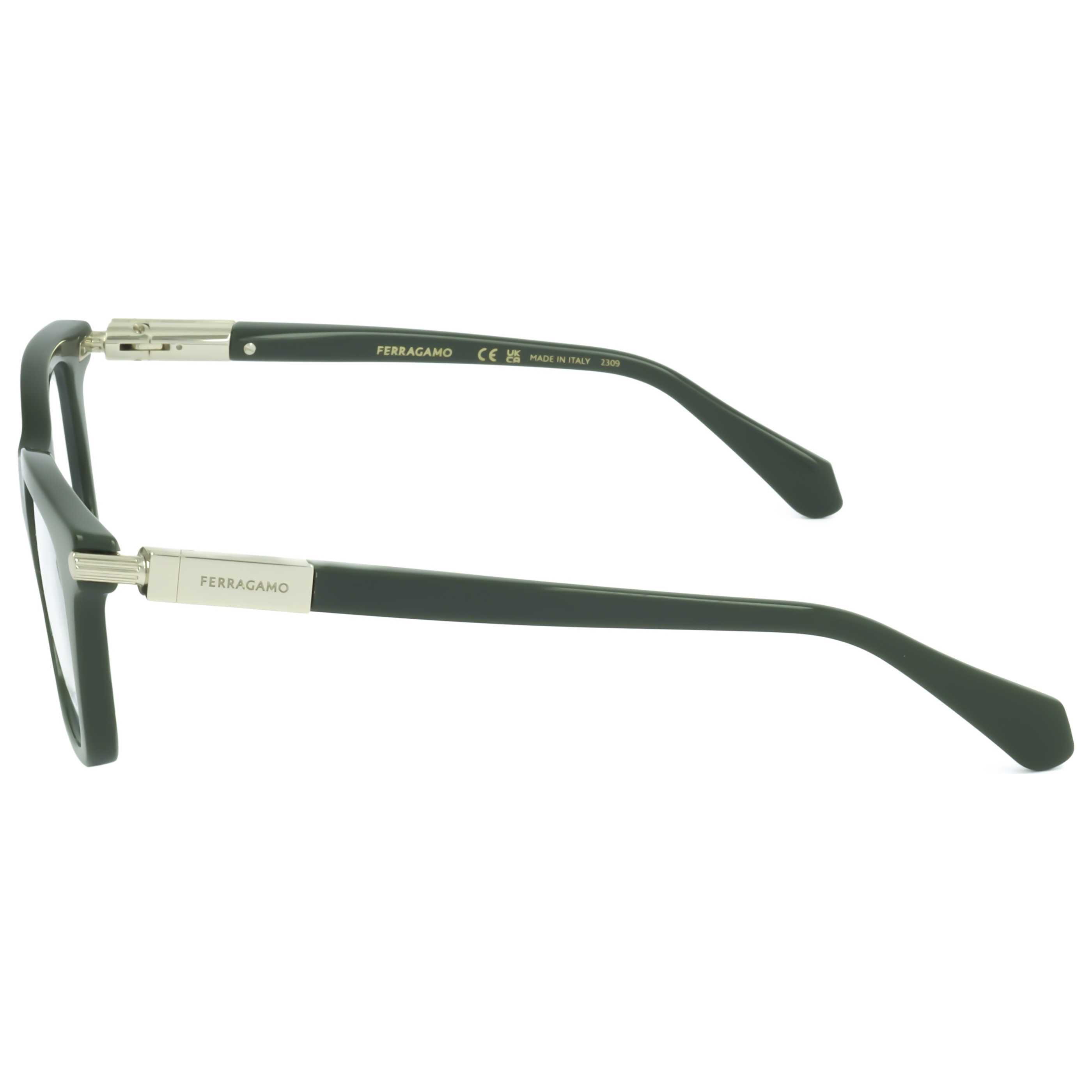 משקפי ראייה Ferragamo דגם Sf2973 לנשים 50 מ״מ בצבע Dark ירוק