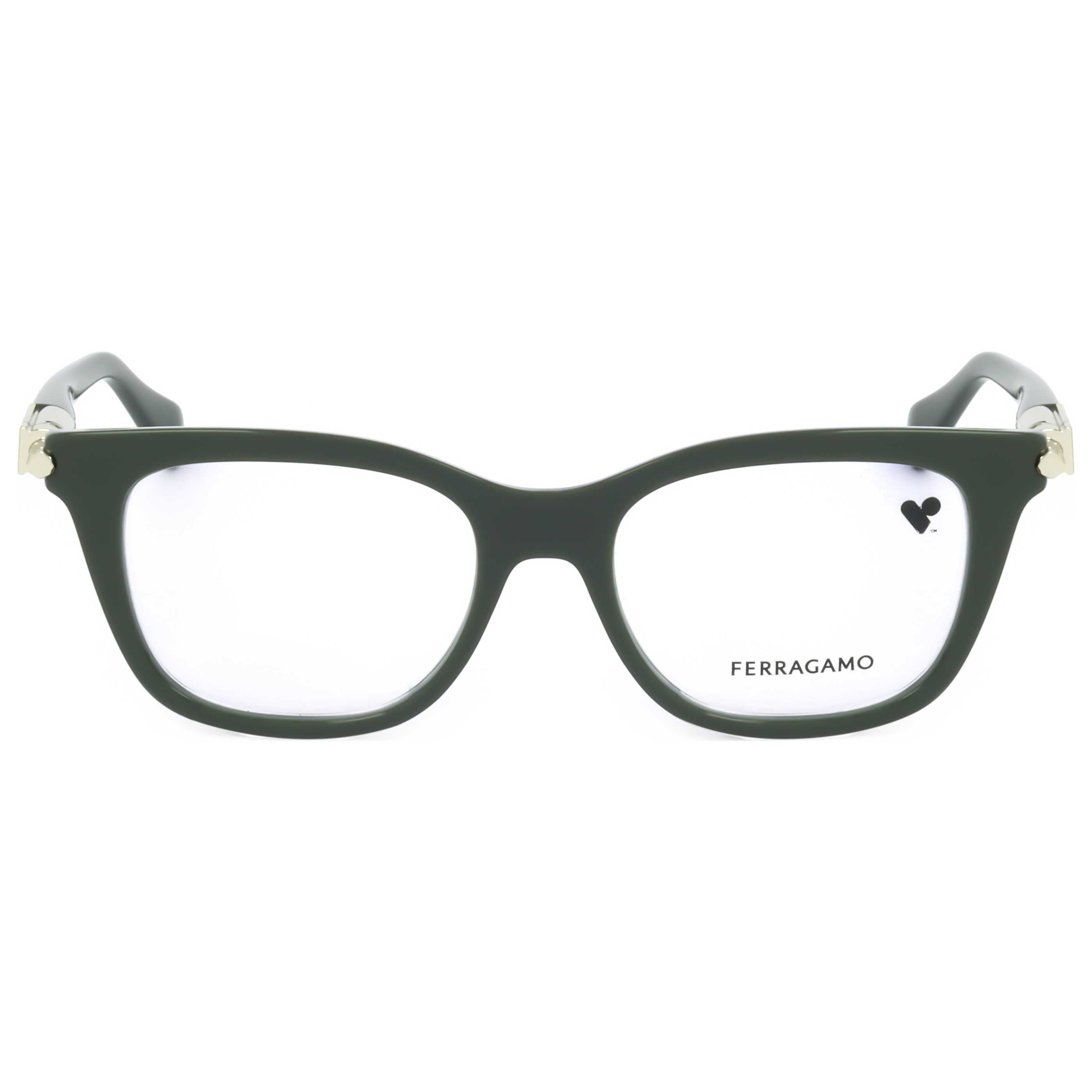 משקפי ראייה Ferragamo דגם Sf2973 לנשים 50 מ״מ בצבע Dark ירוק