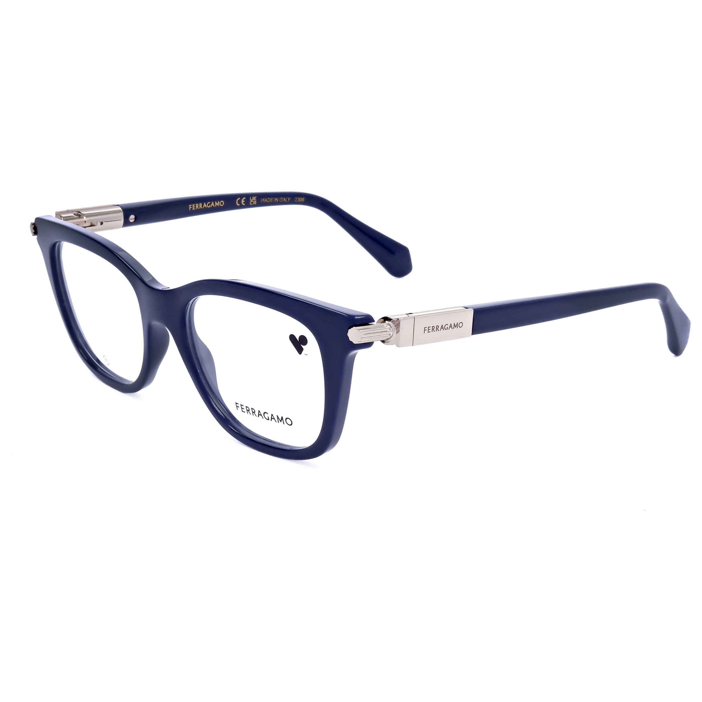 משקפי ראייה Ferragamo דגם Sf2973 לנשים 50 מ״מ בצבע כחול כחול נייבי