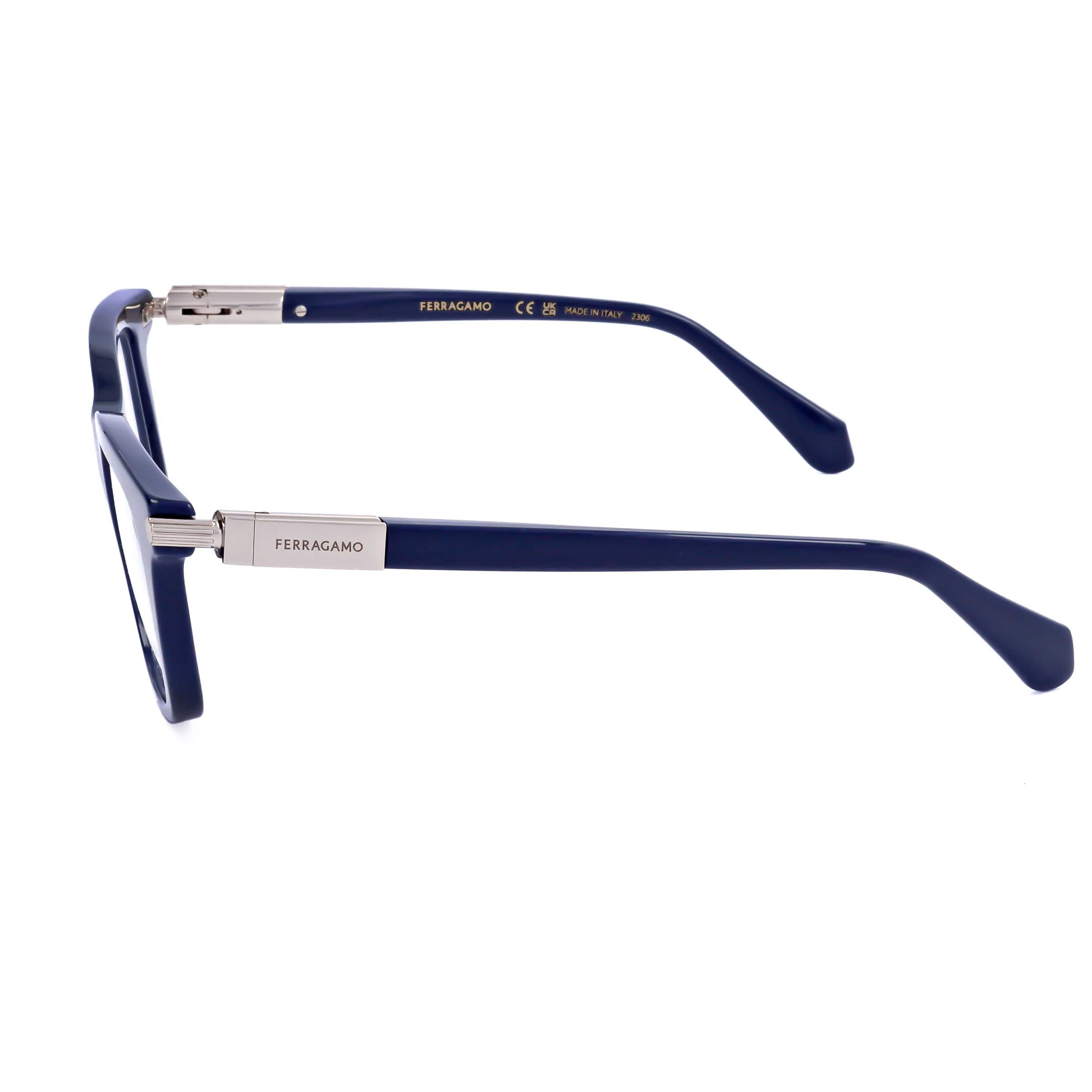 משקפי ראייה Ferragamo דגם Sf2973 לנשים 50 מ״מ בצבע כחול כחול נייבי
