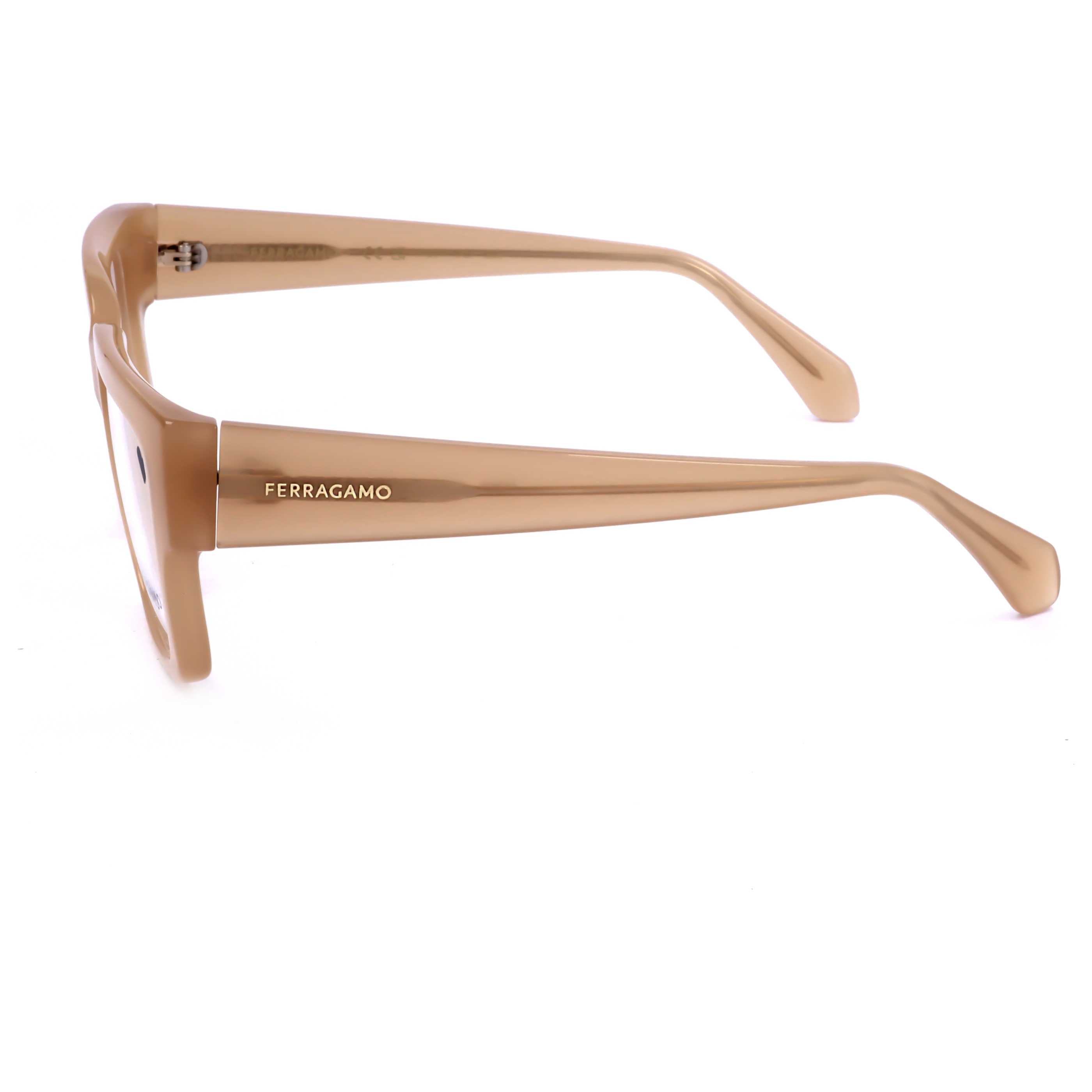 משקפי ראייה Ferragamo דגם Sf2975 לנשים 53 מ״מ בצבע Opaline Honey