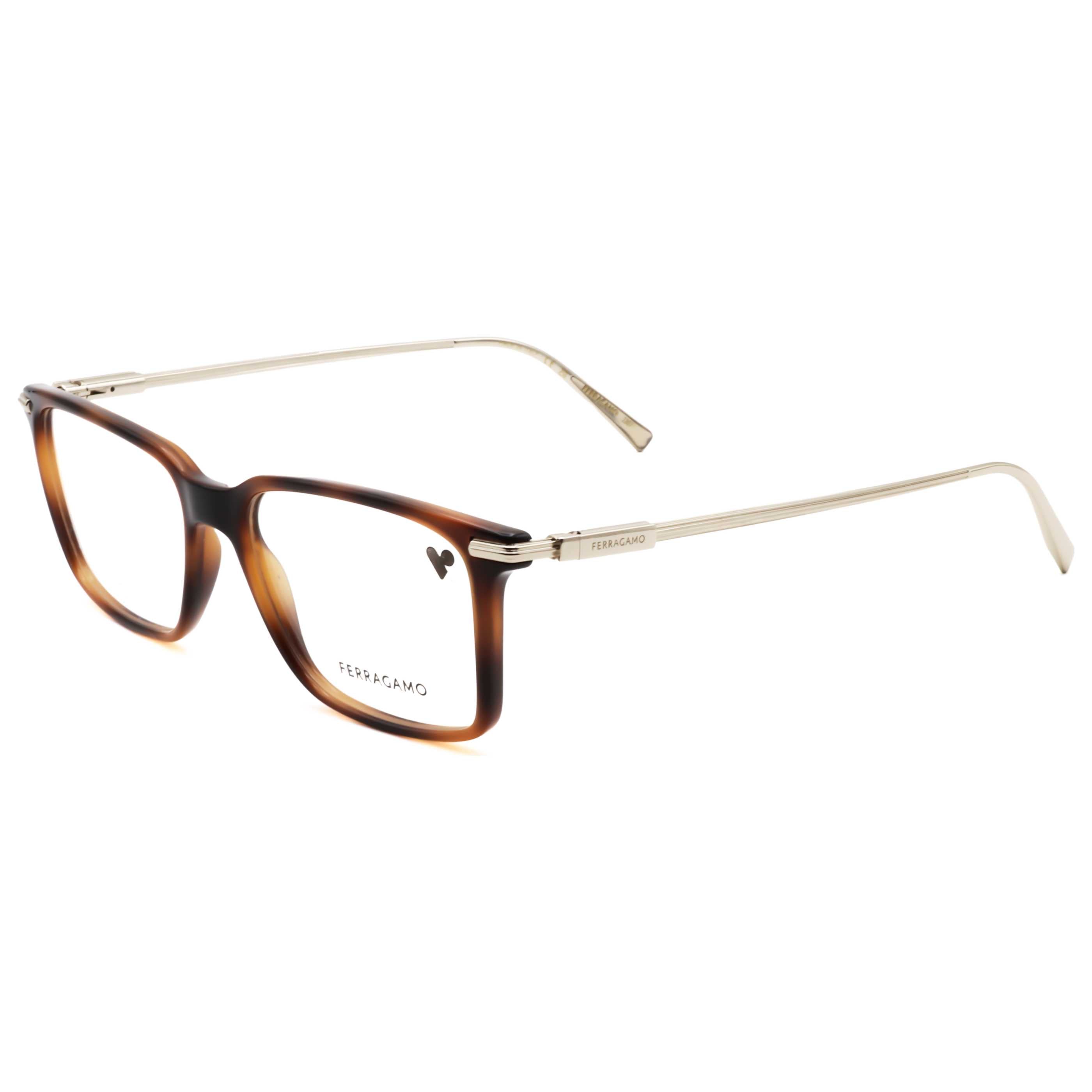 משקפי ראייה Ferragamo דגם Sf2977 לגברים 53 מ״מ בצבע שריון צב